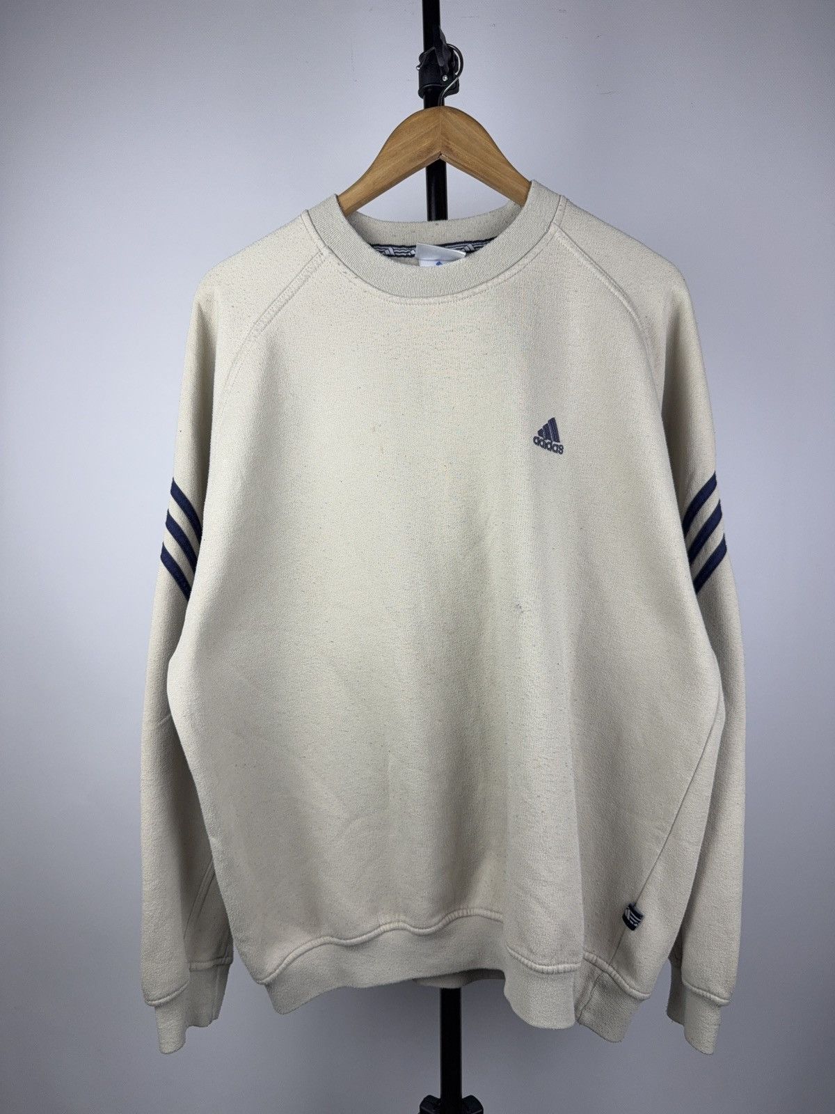 Adidas Vintage 90s Retro y2k Oversize Adidas Sweatshirt Size US L / EU 52-54 / 3 - 1 Thumbnail