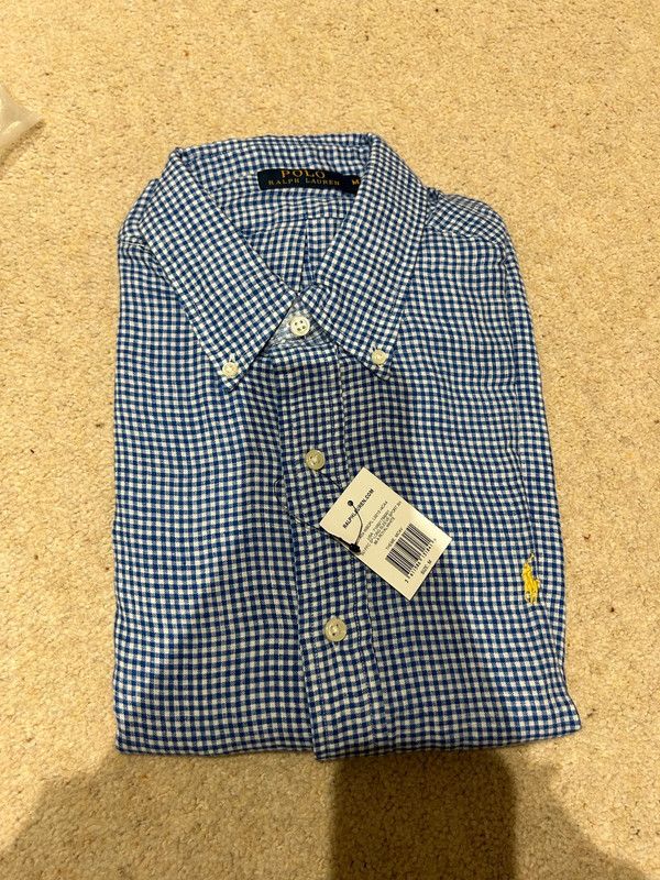 Polo Ralph Lauren Gingham shirt with yellow pony Size US M / EU 48-50 / 2 - 3 Thumbnail