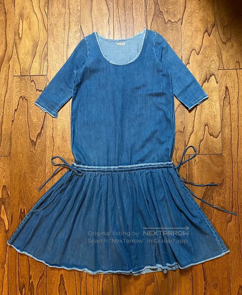 Kapital Kapital Denim dress KP fur pleated skirt Size XS / US 0-2 / IT 36-38 - 3 Thumbnail