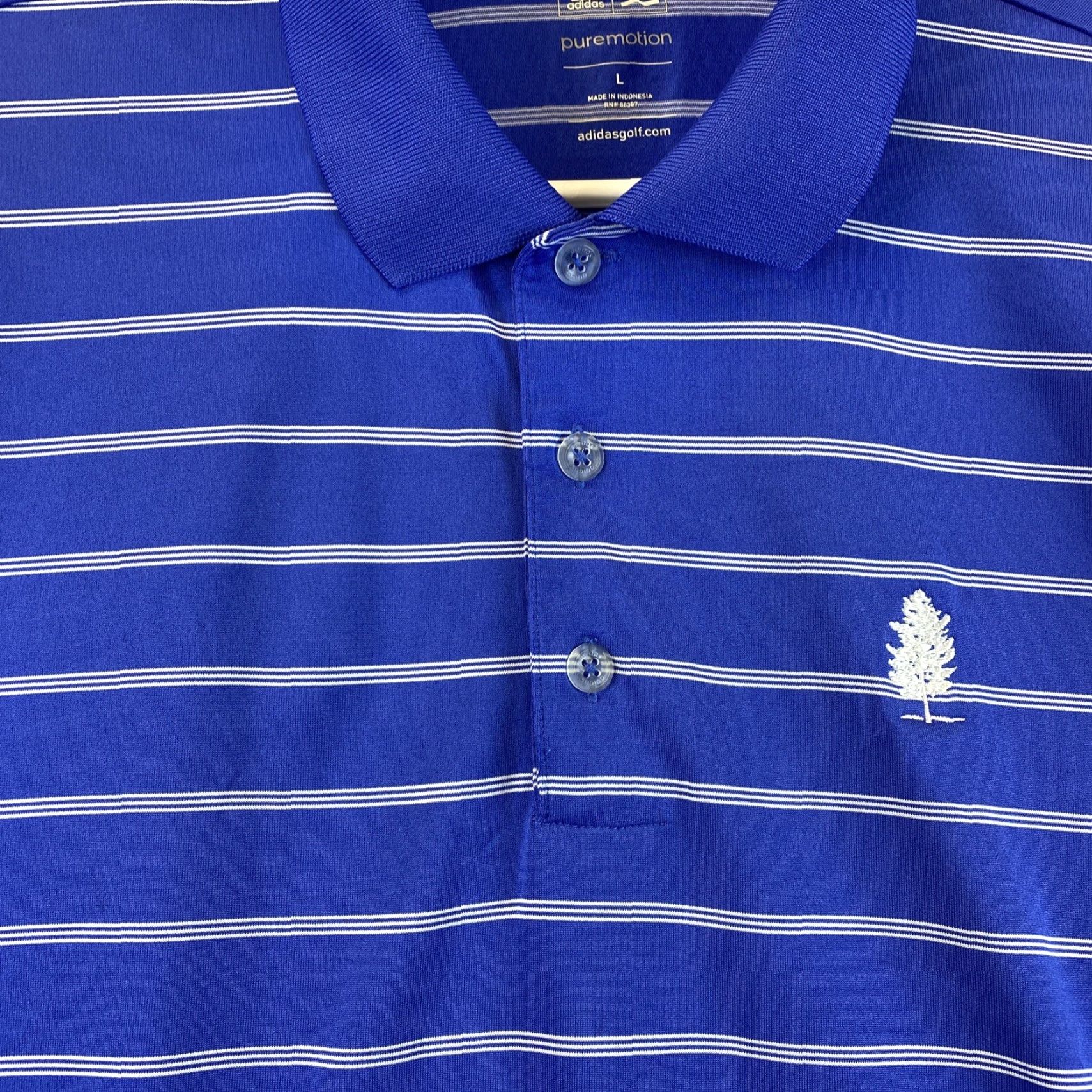 Adidas Adidas Polo Shirt Mens L Golf Blue Short Sleeve Stretch Performance Casual/44-40 Size US L / EU 52-54 / 3 - 6 Thumbnail