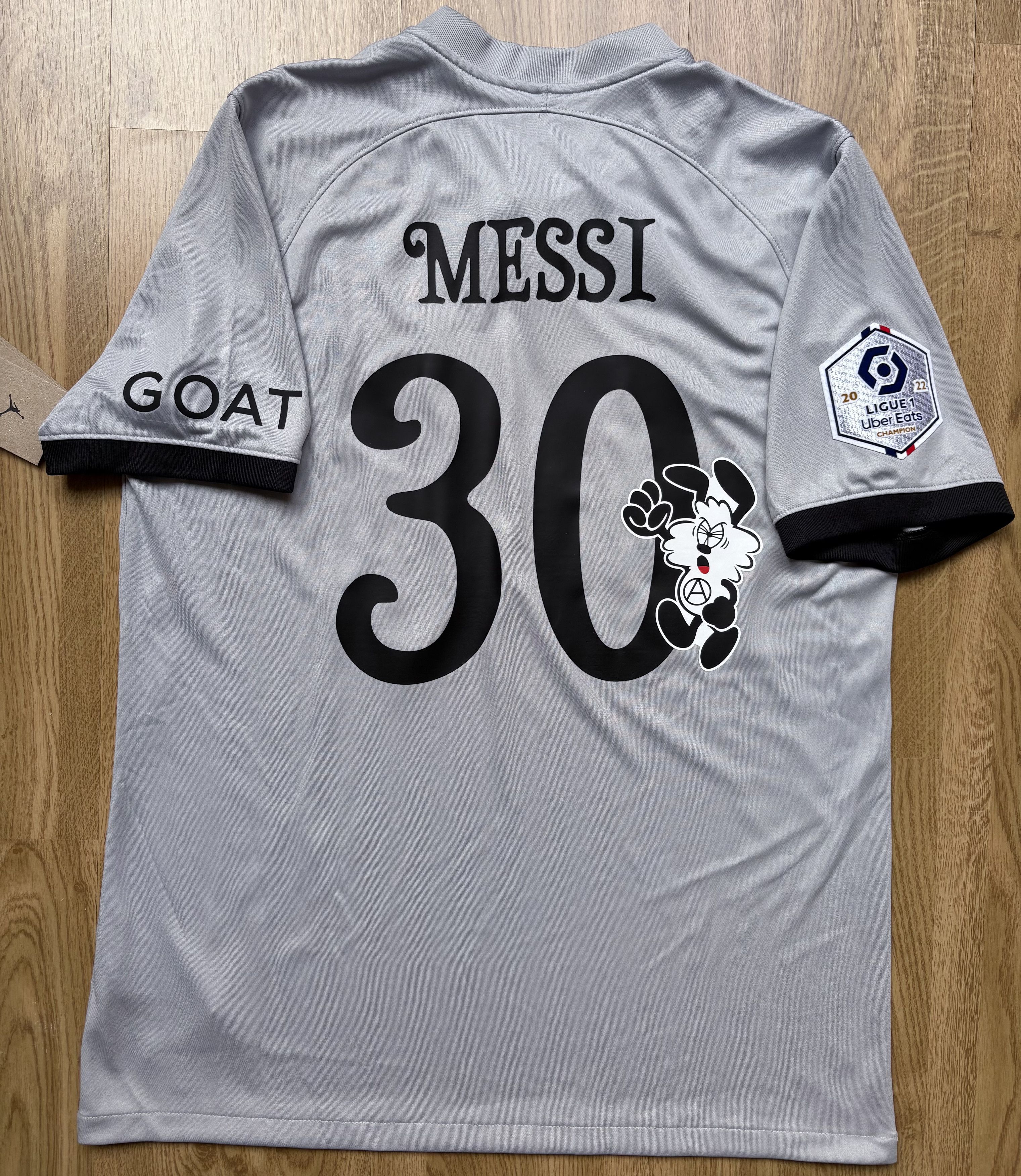 Jordan Brand PSG 22/23 Away Jersey – Messi #30 VERDY – Size L – NWT Size US L / EU 52-54 / 3 - 1 Thumbnail