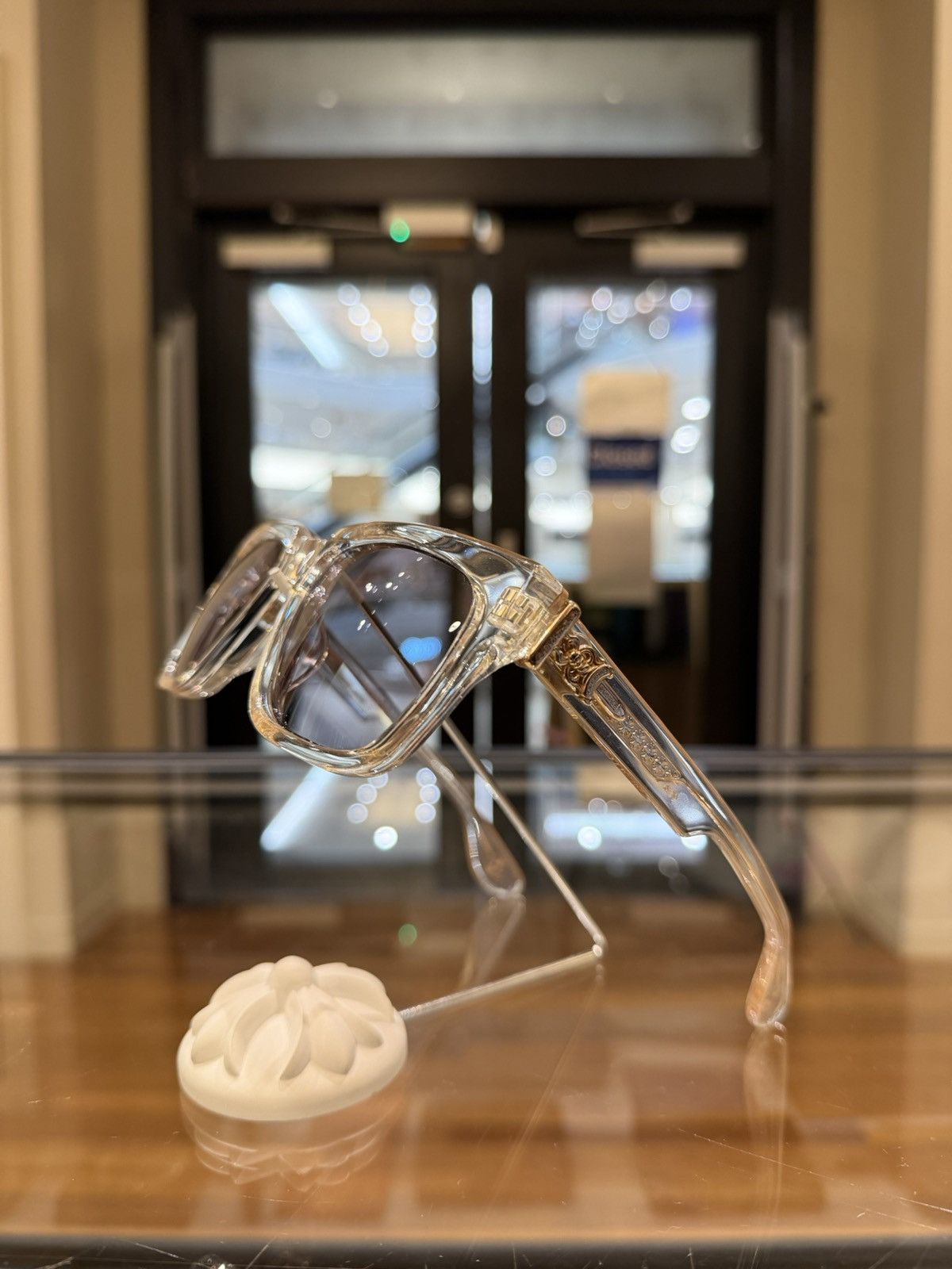 Chrome Hearts Clear ‘Box Officer’ Glasses