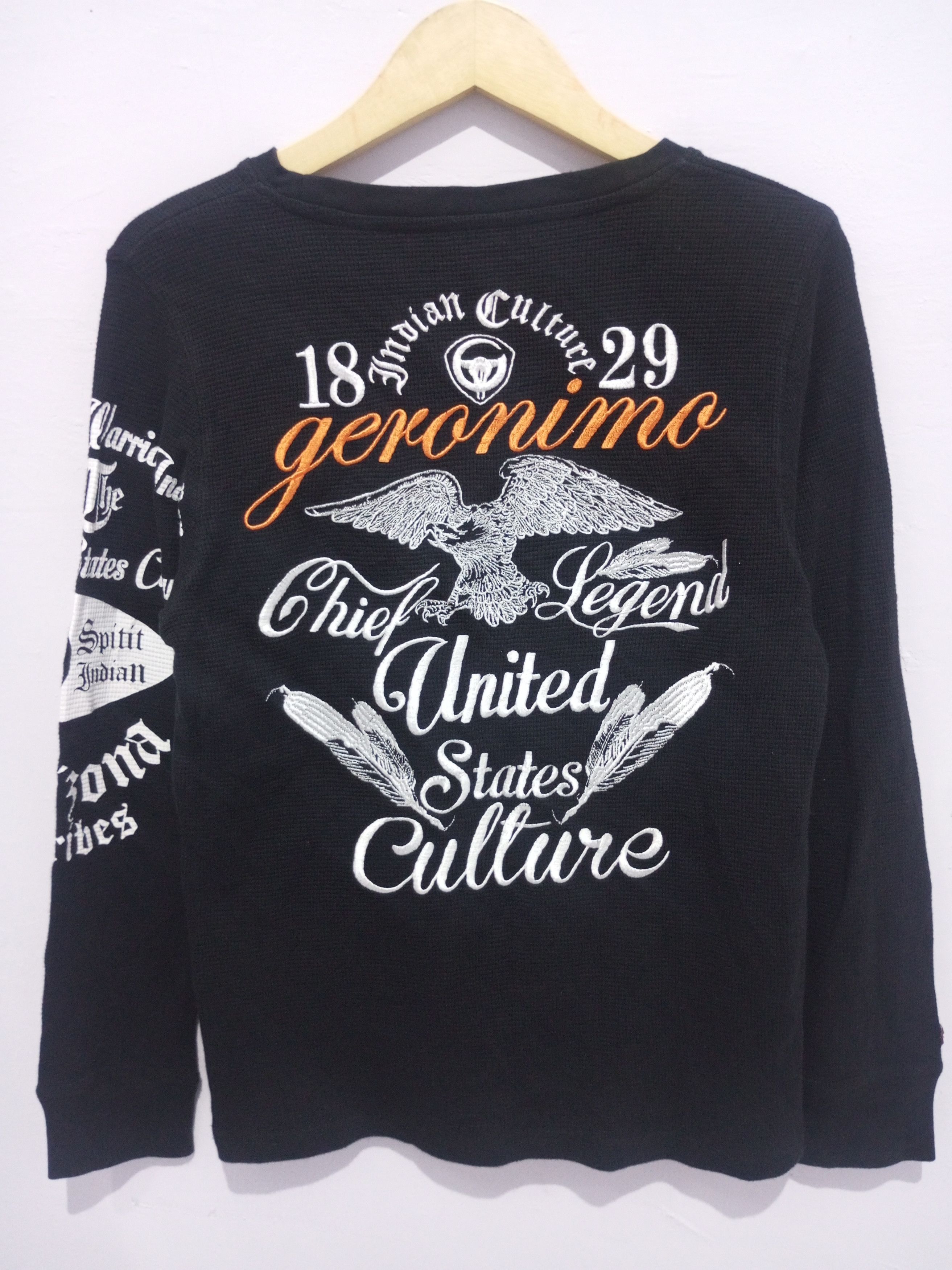 Hysteric Glamour Vintage Geronimo indian culture emboidery long sleeve tshirt Size US M / EU 48-50 / 2 - 2 Thumbnail