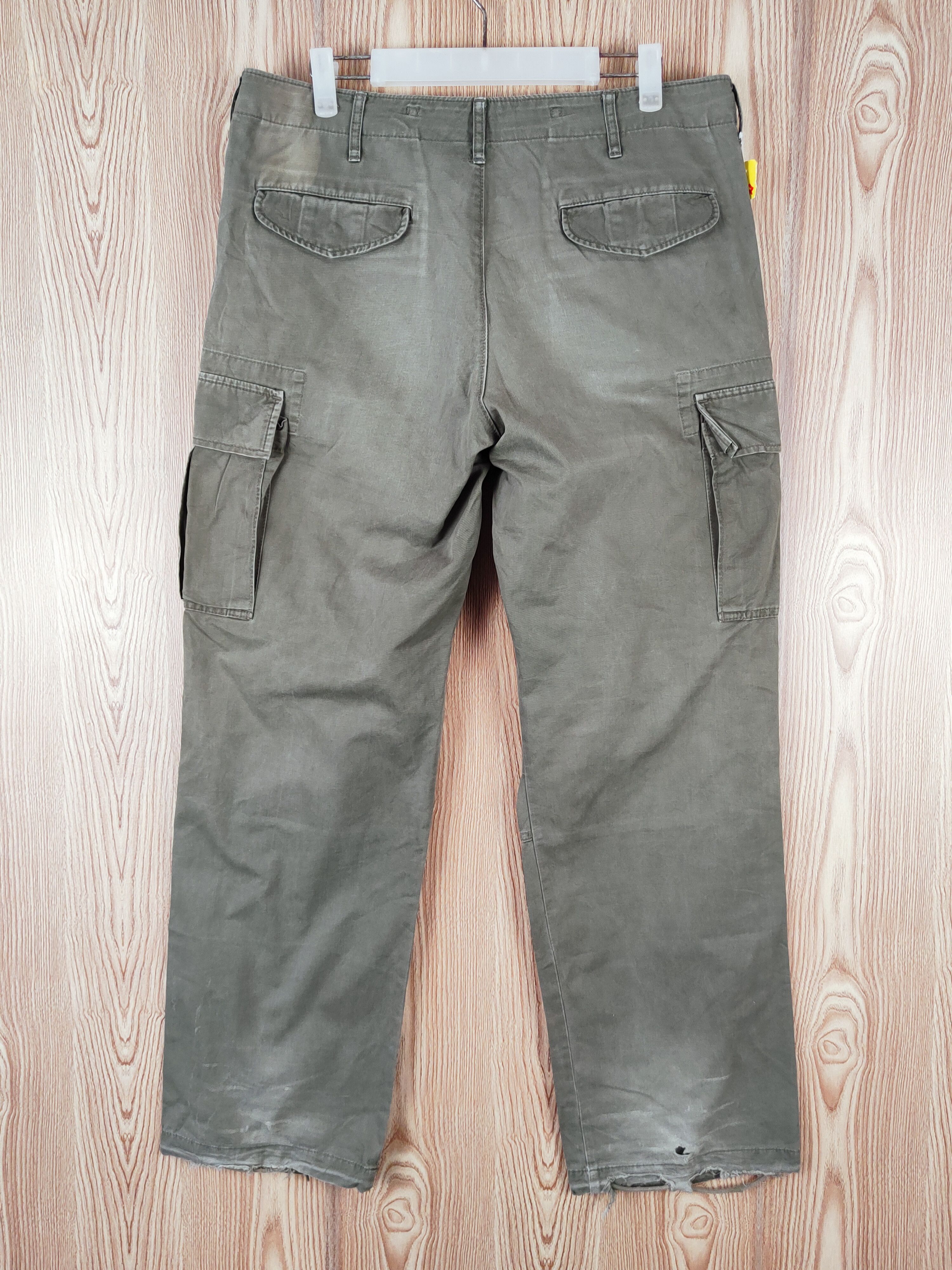 Japanese Brand Uniqlo Green Multipocket Tactical Cargo Pants #W207 Size US 32 / EU 48 - 7 Thumbnail