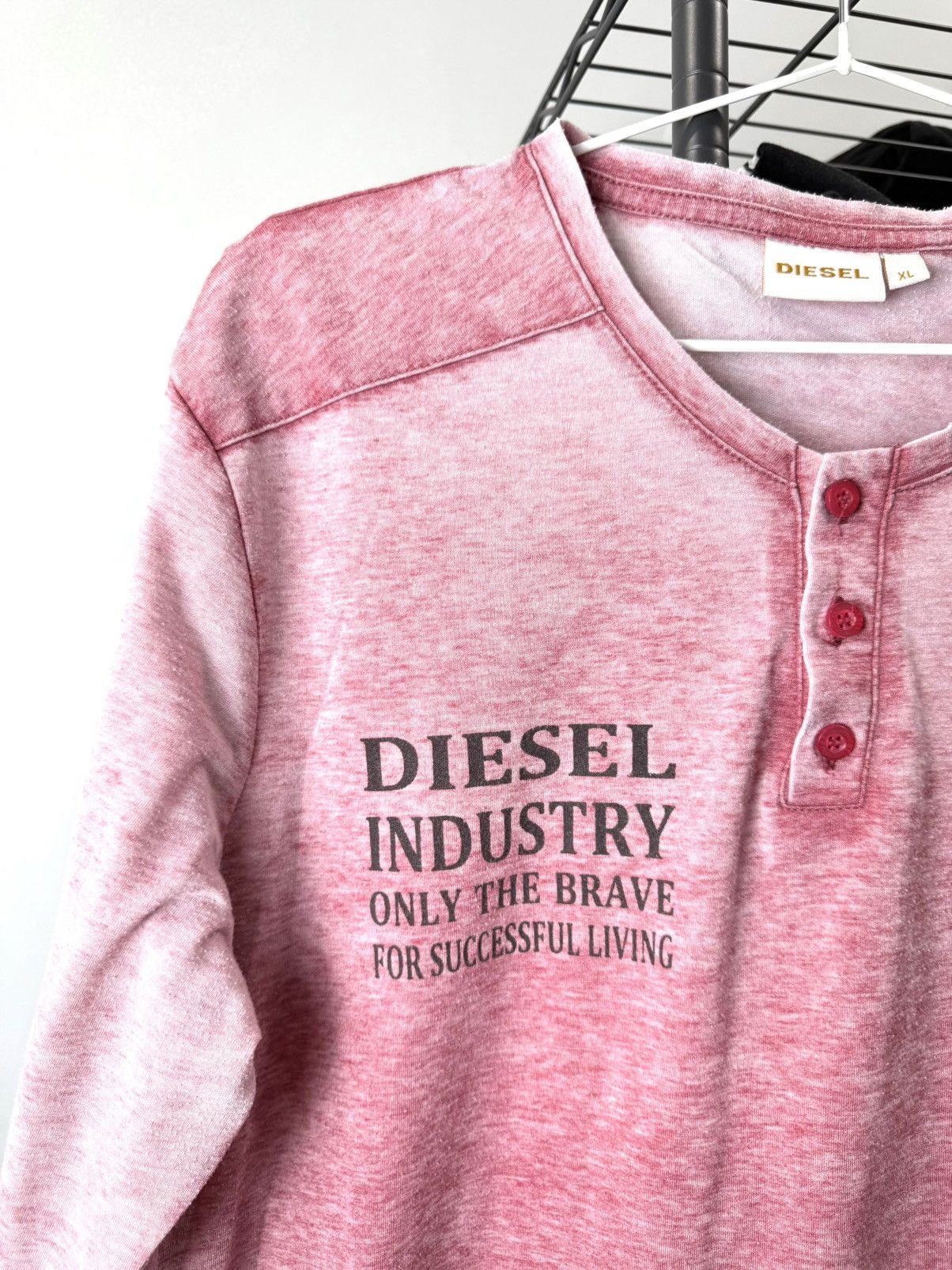 Diesel Vintage Diesel Gradient Longsleeve Archive Retro Streetwear Size US XL / EU 56 / 4 - 3 Thumbnail