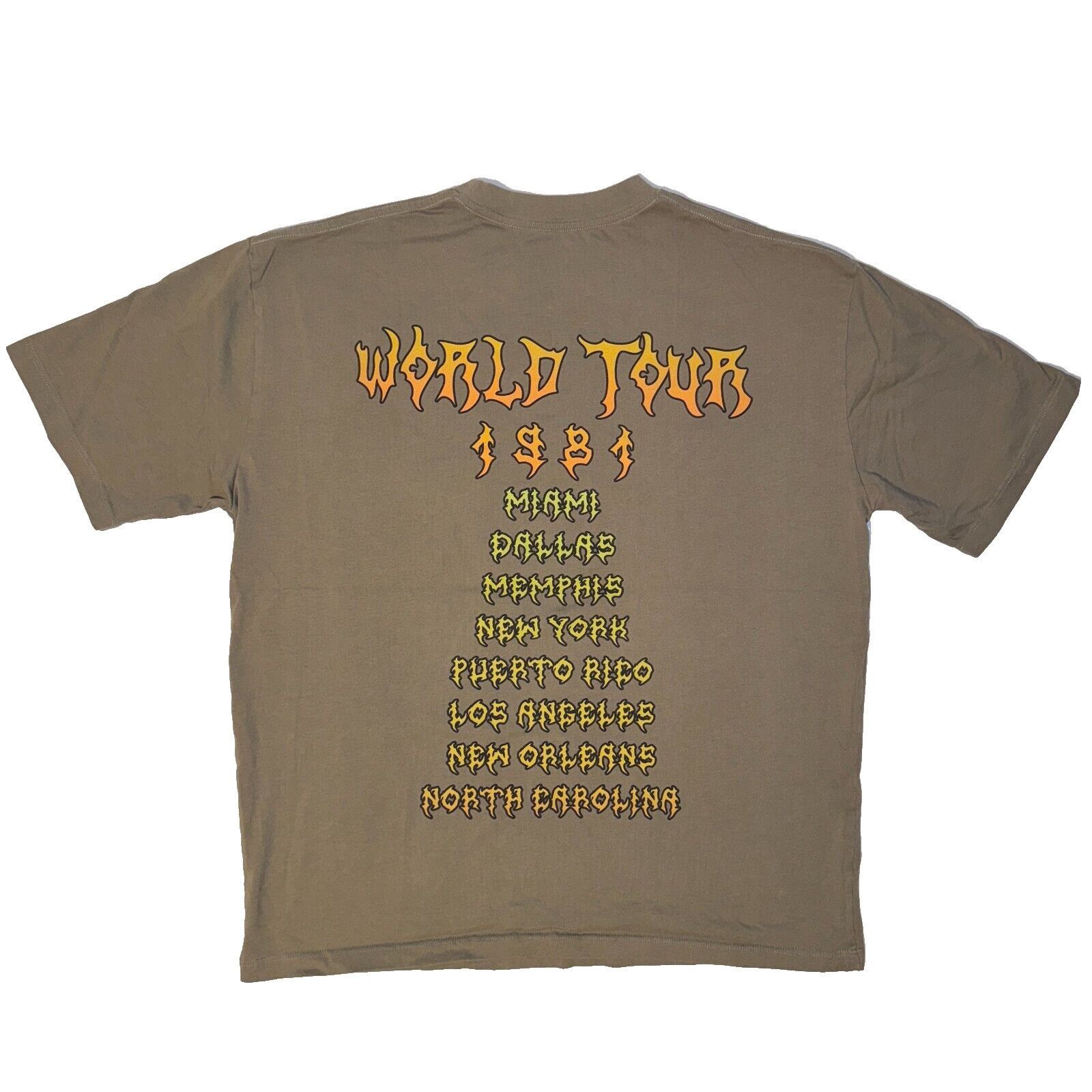 Other Bussdown Gas Tour Never Fall Off Tshirt 2XL 1981 World Tour Size US XXL / EU 58 / 5 - 5 Thumbnail
