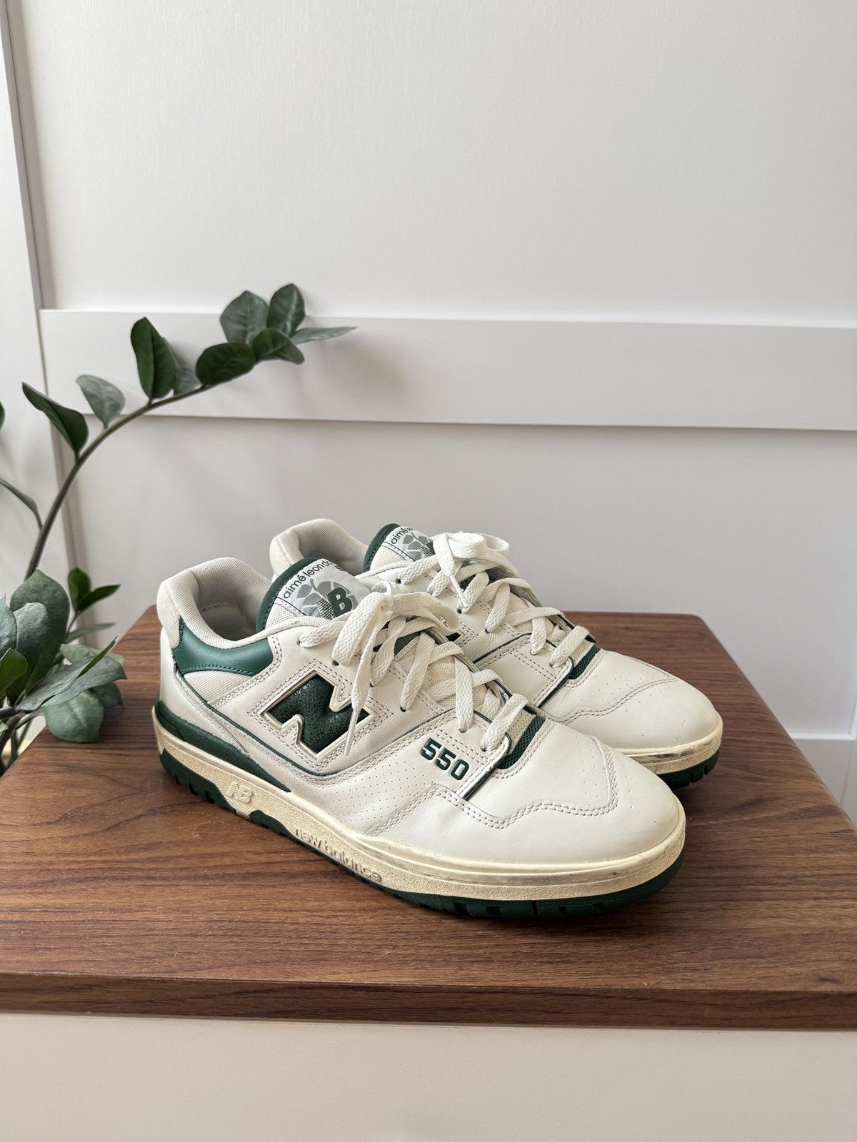 Aime Leon Dore × New Balance White/Green ALD 550s Size US 9.5 / EU 42-43 - 1 Thumbnail