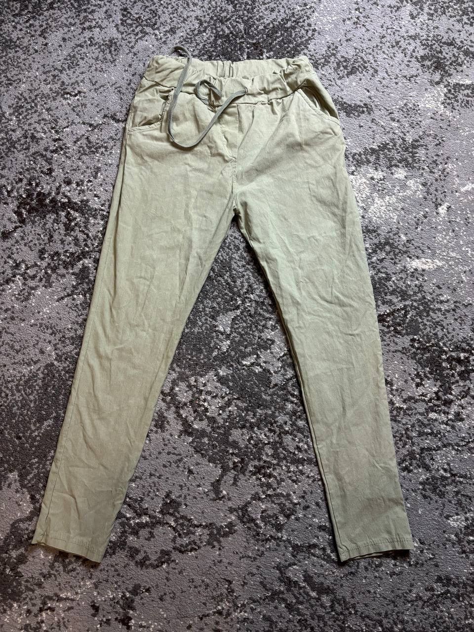 Pre-owned Avant Garde X If Six Was Nine Vintage Y2k Made In Italy Archival Owens Style Berlin Pants In Green