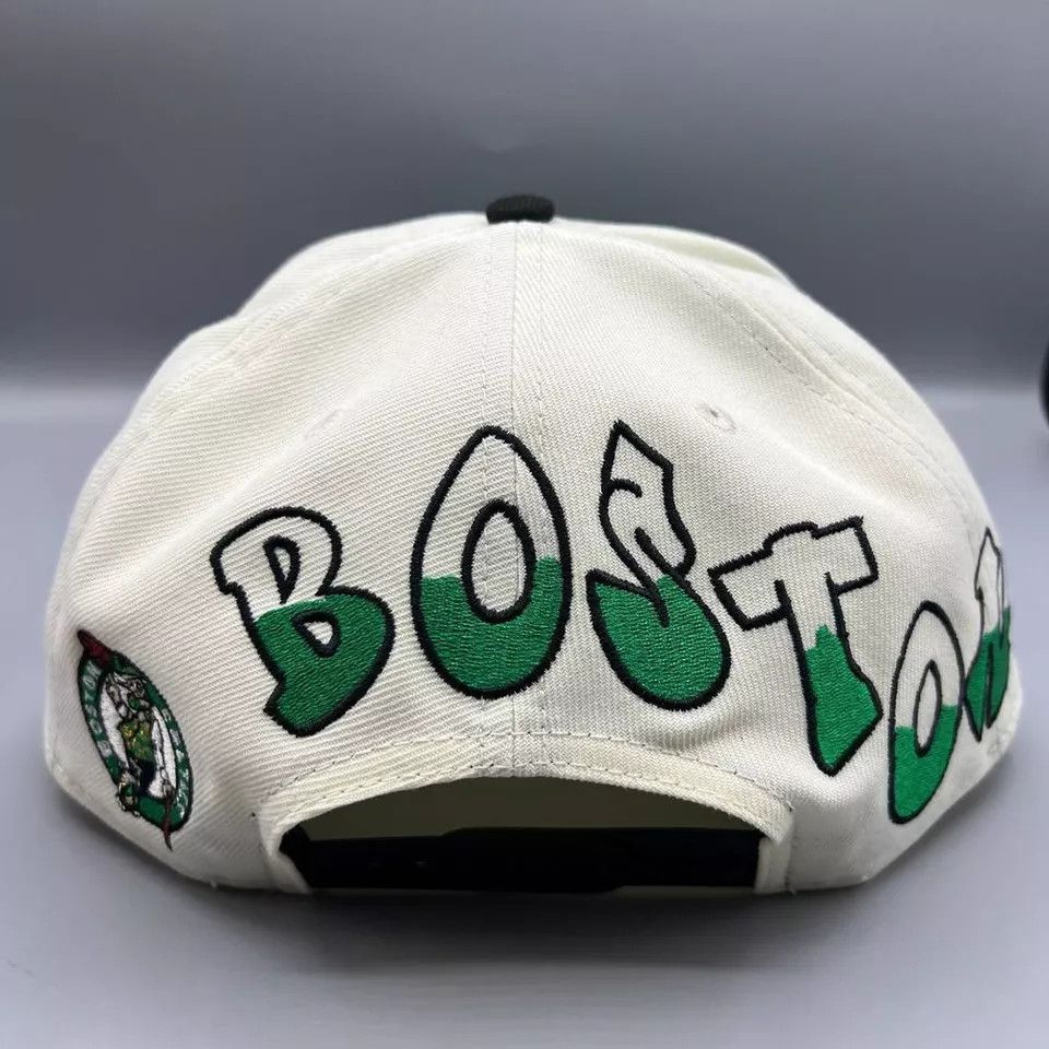 New Era × Vintage Boston Celtics Hat Men Graffiti Retro Snap Back A-Frame Size ONE SIZE - 8 Thumbnail