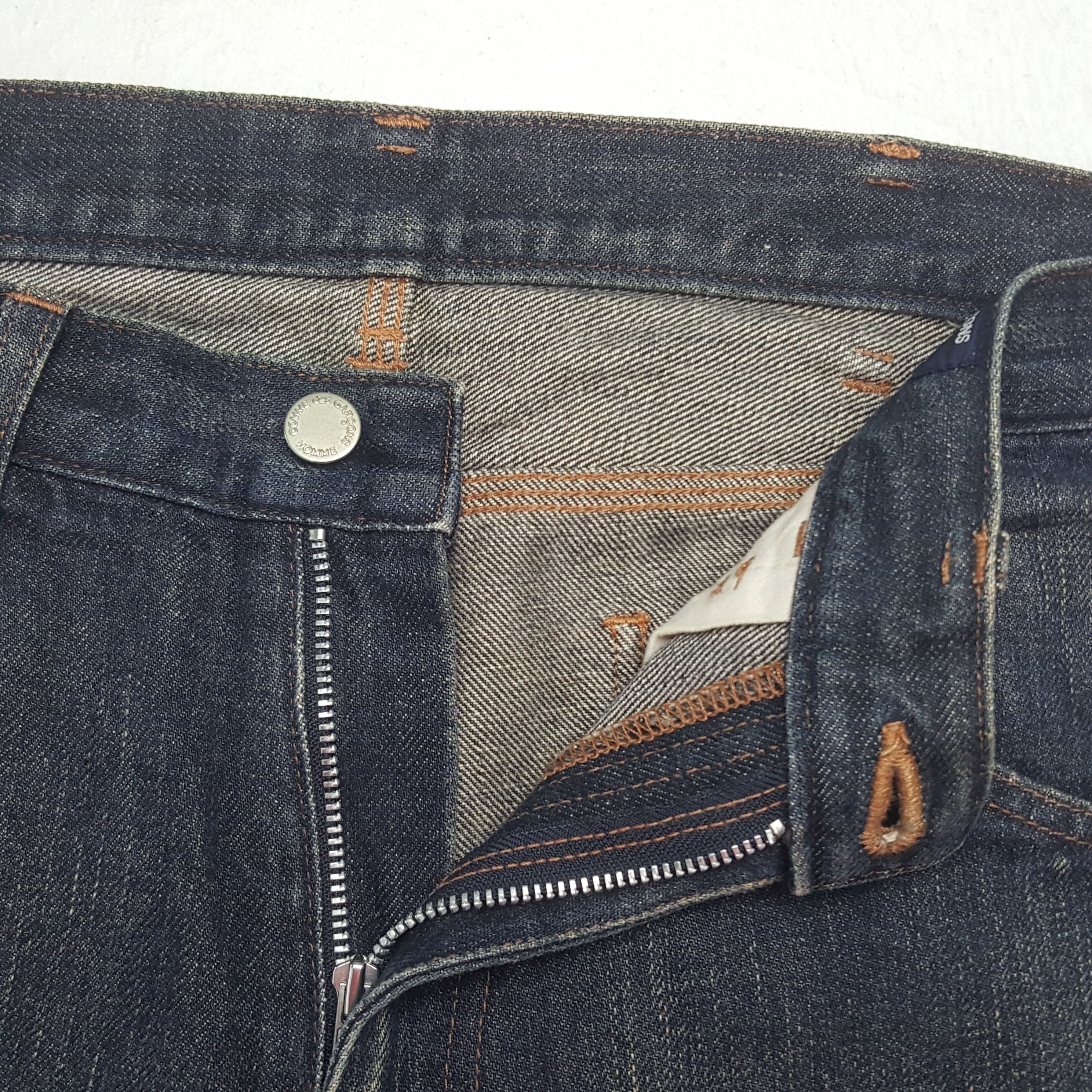 Comme des Garcons Homme × Japanese Brand × Vintage Vintage Comme des Garcons Homme Carpenter Denim Jeans Size US 34 / EU 50 - 7 Thumbnail