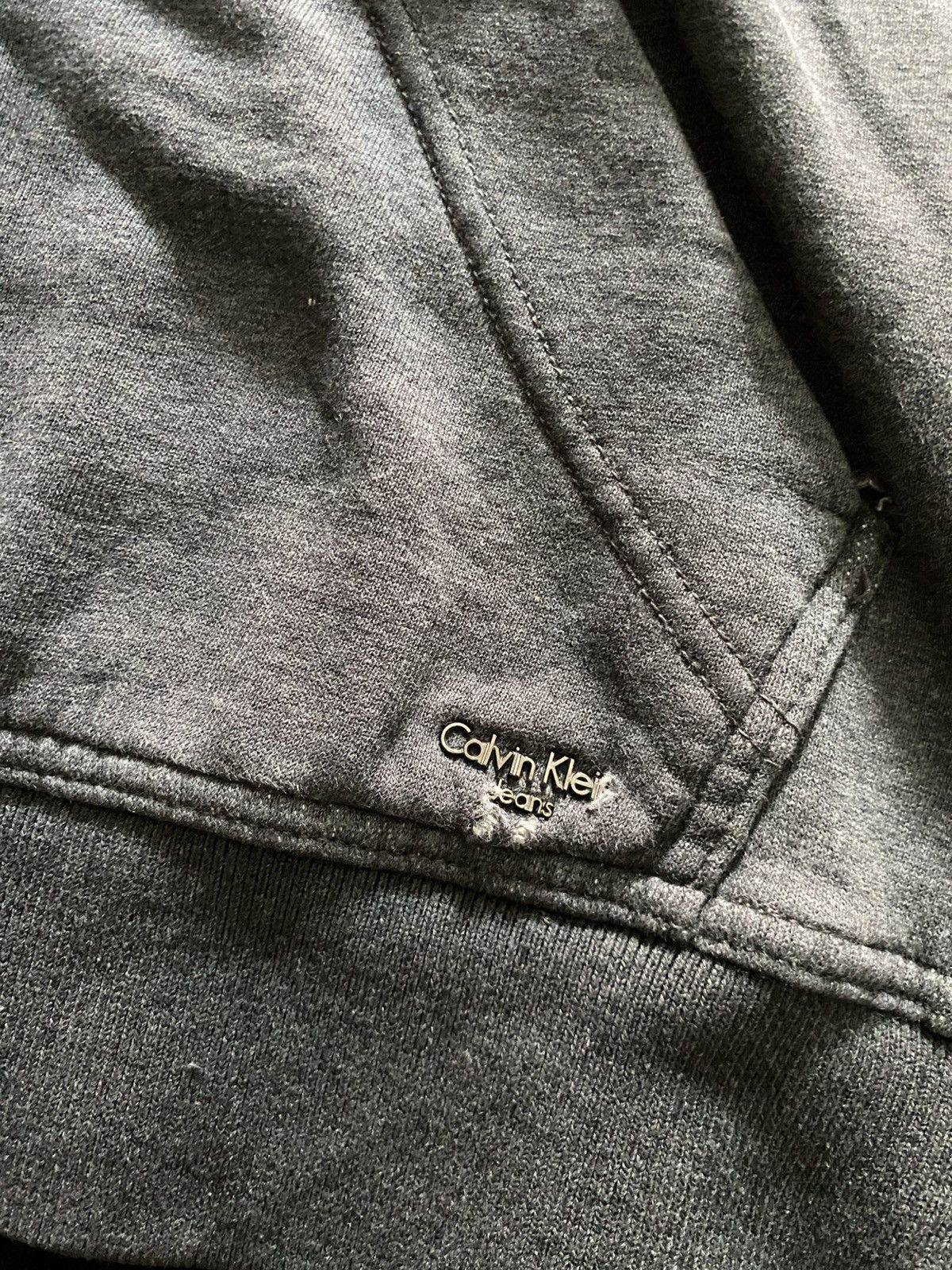 Calvin Klein × Calvin Klein 205W39NYC × Vintage Calvin klein distressed bono hoodie Size US XL / EU 56 / 4 - 5 Thumbnail