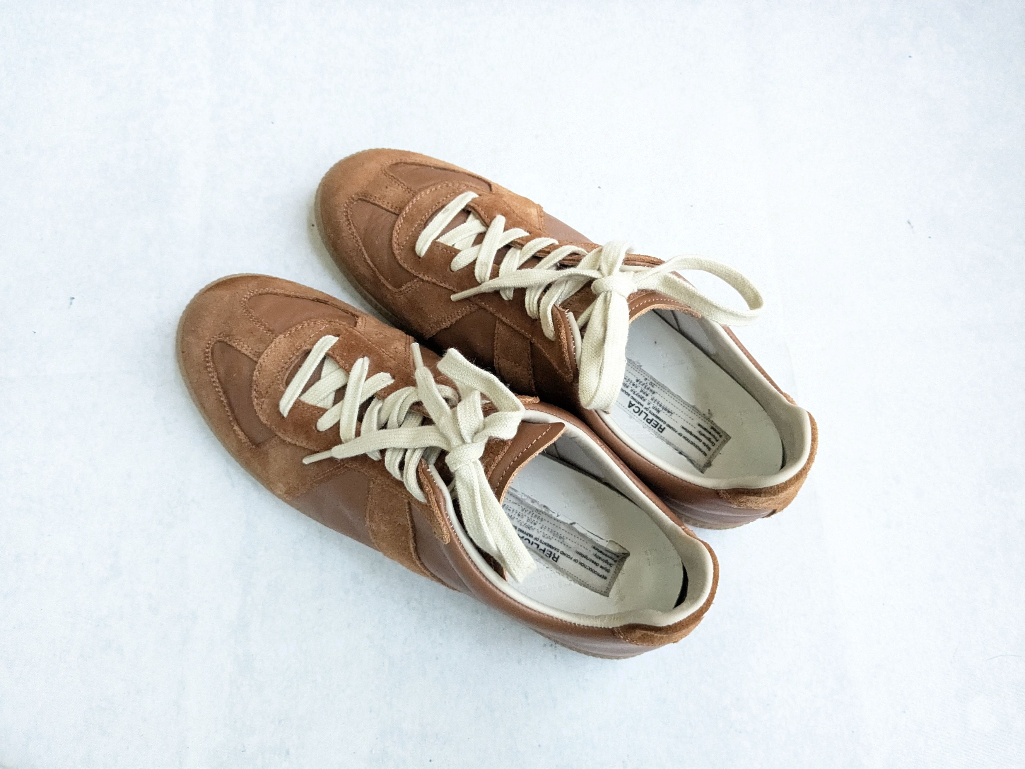 Maison Margiela Mason Margiela Replica GAT Brown 9 42 Low Tops Size US 9 / EU 42 - 13 Thumbnail