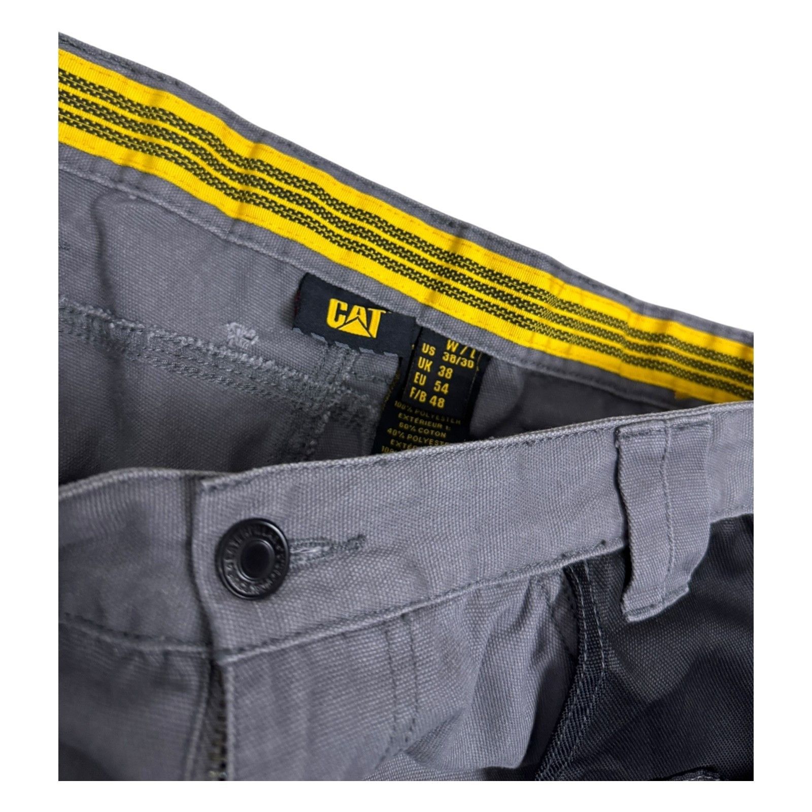 Caterpillar CATERPILLAR CAT Double Front Gray Work Carpenter Pants 38x30 Size US 38 / EU 54 - 2 Thumbnail