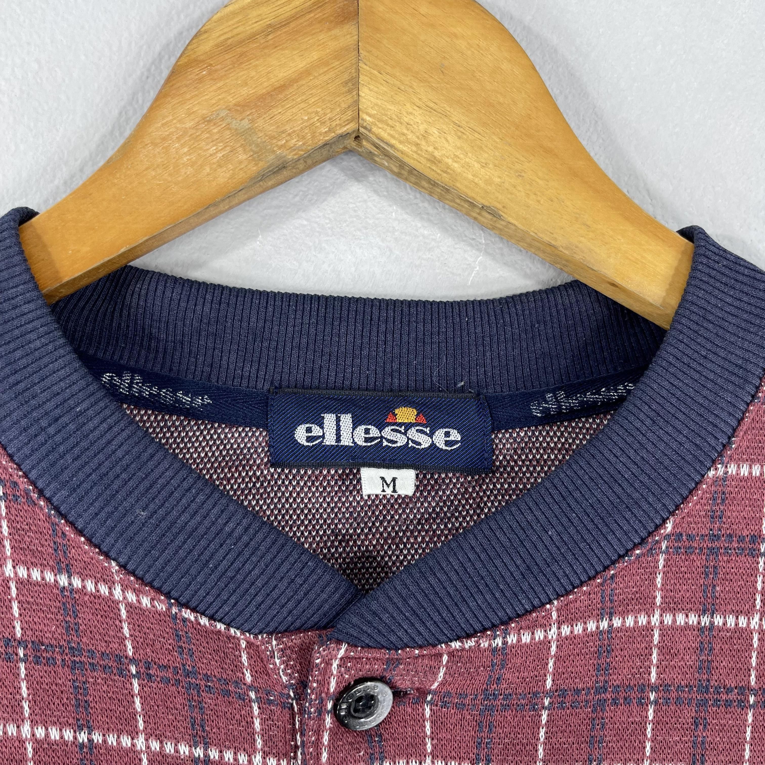 Ellesse Vintage ELLESSE Checkered Board Pullover Sweatshirt Size US M / EU 48-50 / 2 - 5 Thumbnail