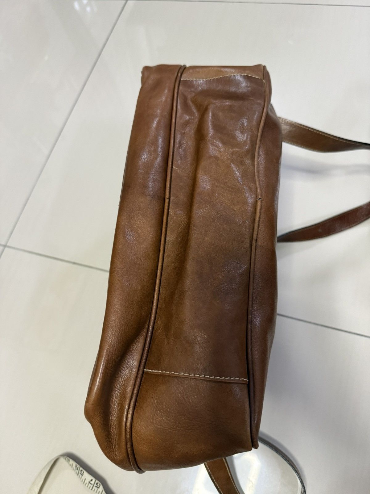 Etienne Aigner Etienne Aigner Brown Leather Sling Bag Size ONE SIZE - 7 Thumbnail