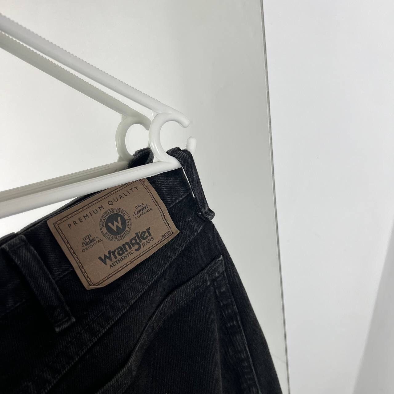 Wrangler Vintage Denim Pants Wrangler Jeans Y2k Baggy Dark Gray Size US 36 / EU 52 - 3 Thumbnail