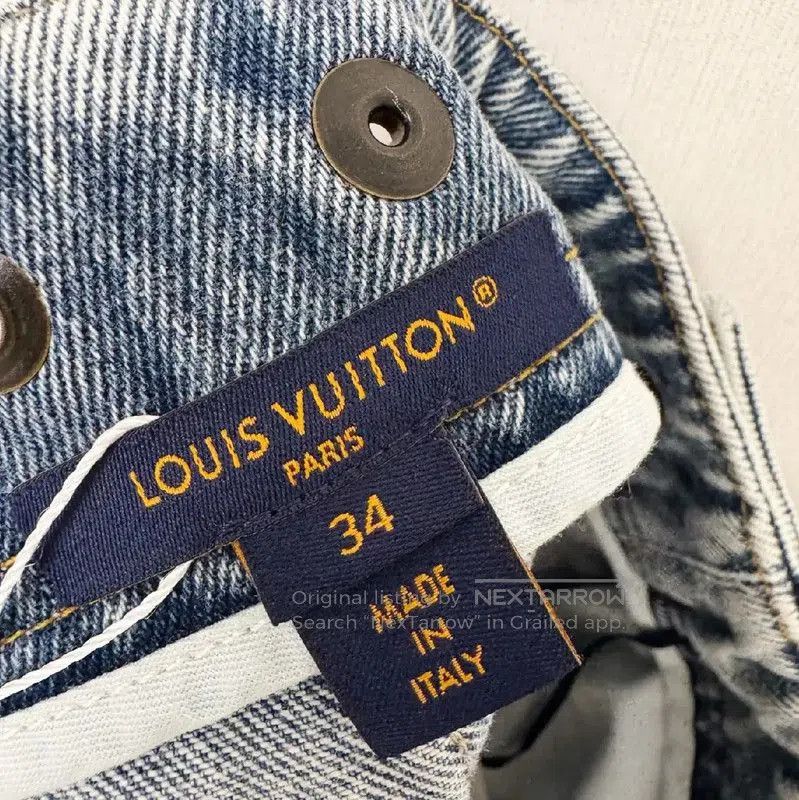 Other Louis Vuitton Light Blue Denim Mini Skirt . Size 22" - 3 Thumbnail
