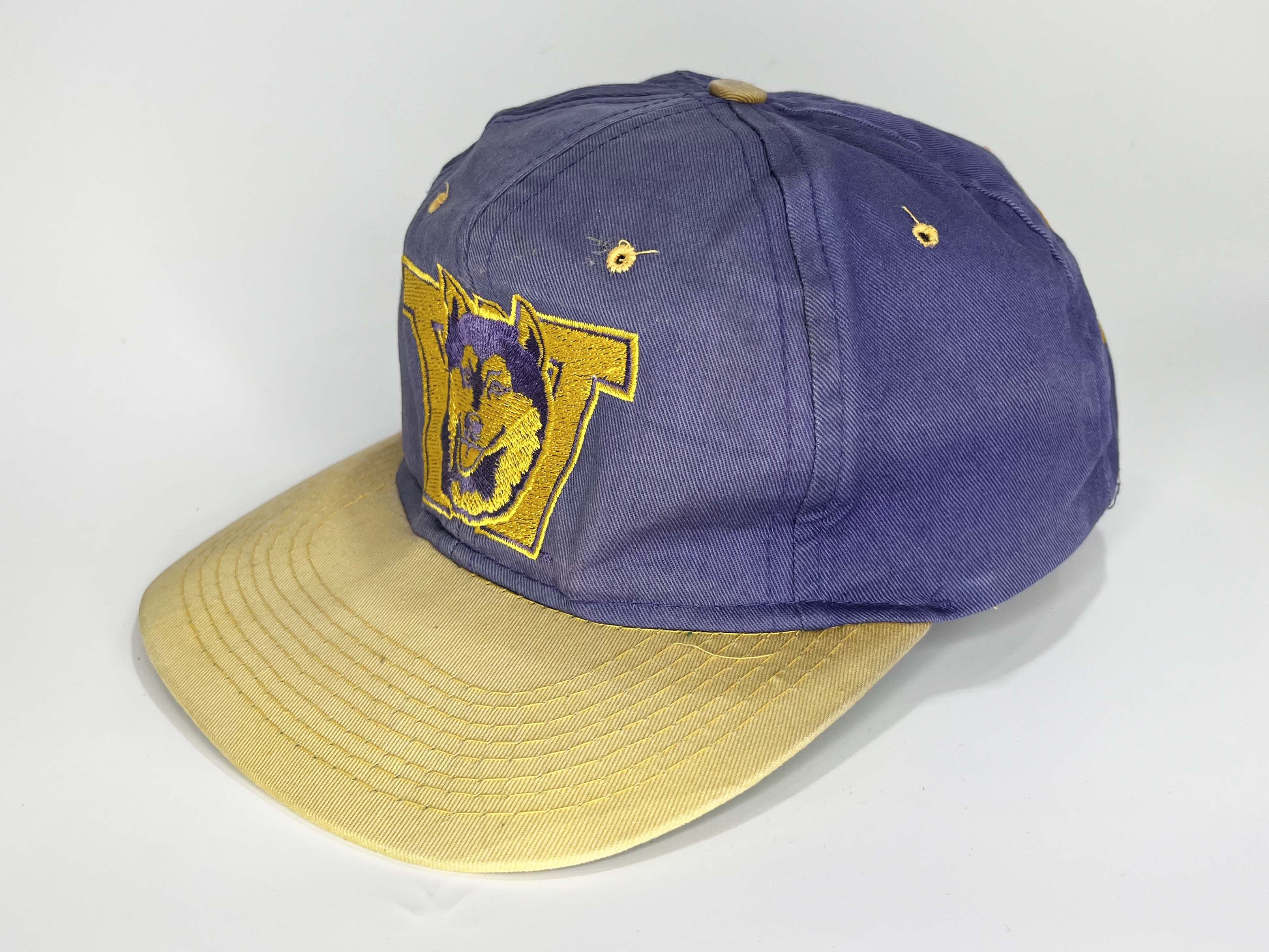 NCAA Vintage Washington UW Huskies NCAA Snapback Cap Hat Size ONE SIZE - 3 Thumbnail