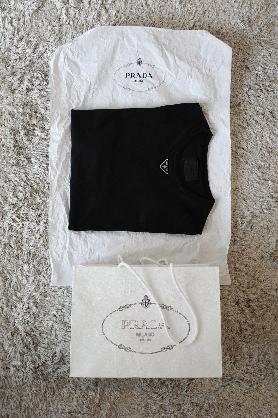Prada Prada T-shirt Logo Size US S / EU 44-46 / 1 - 6 Thumbnail