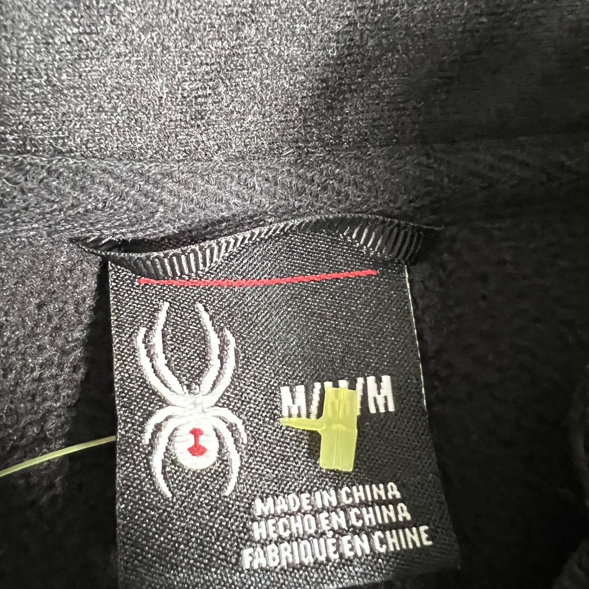 Spyder Spyder Womens Fleece Jacket Black Gray Embroidered Logo Size M / US 6-8 / IT 42-44 - 6 Thumbnail