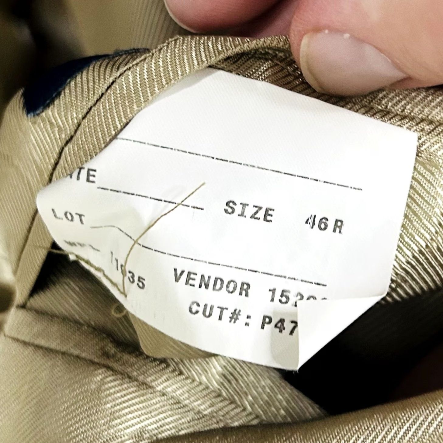 Stafford Stafford 46R Sport Coat Wool Camel Hair Blend Beige Two Button Lined Vented Men Jacket Coat Regular Notch 2 Piece 46M? Size US XS / EU 42 / 0 - 4 Thumbnail