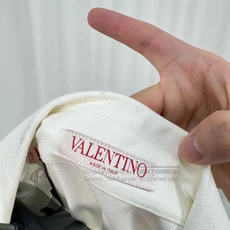 Valentino Valentino Summer White Cotton Blouse for Women . Size M / US 6-8 / IT 42-44 - 5 Thumbnail