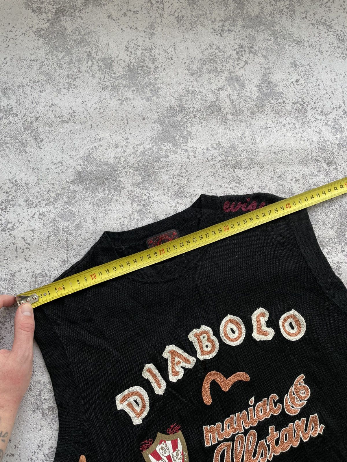 Evisu Very Rare ❗️Evisu Archive Diabolo ONI Maniac 666Allstars Vest Size US L / EU 52-54 / 3 - 15 Thumbnail