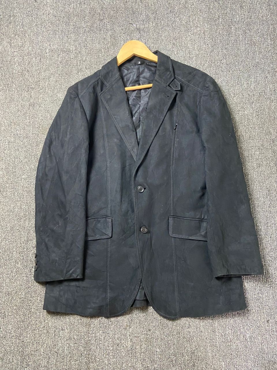 Lanvin Lanvin Collection Single Breasted Suede Blazer (199) Size US XS / EU 42 / 0 - 1 Thumbnail