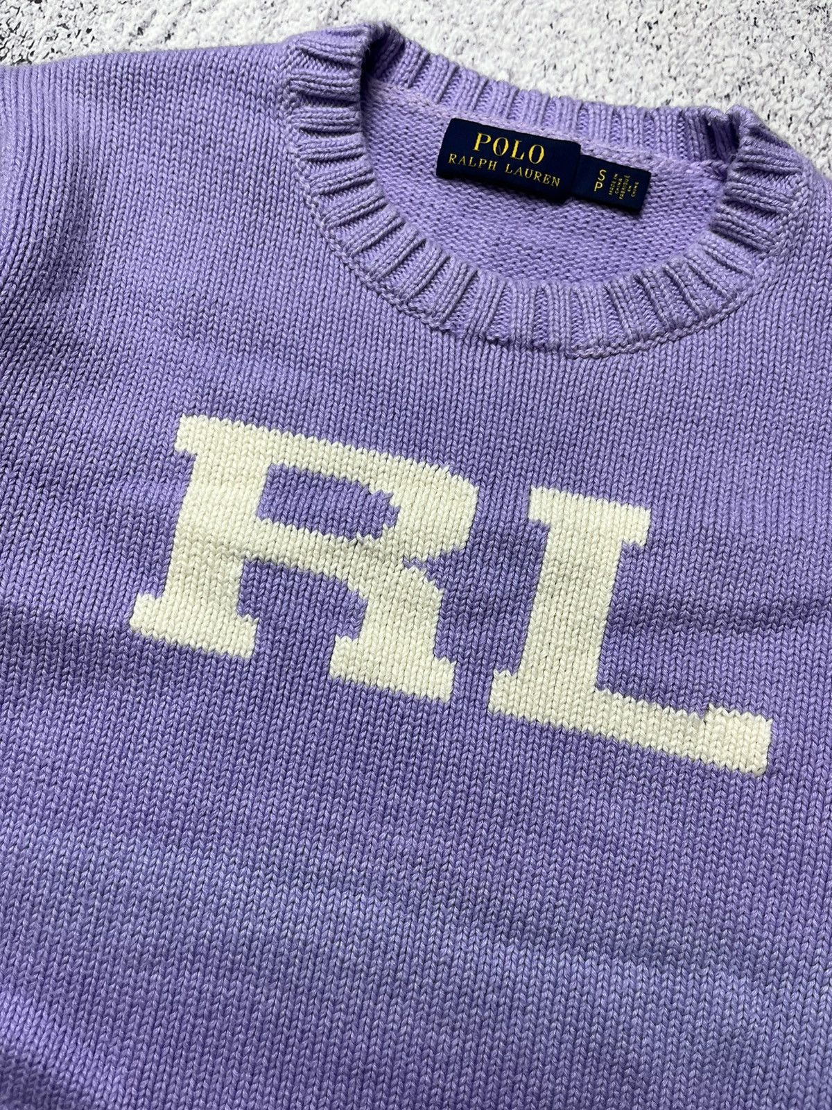 Polo Ralph Lauren Vintage Polo Ralph Lauren Sweater Big Logo Y2K Size S / US 4 / IT 40 - 6 Thumbnail