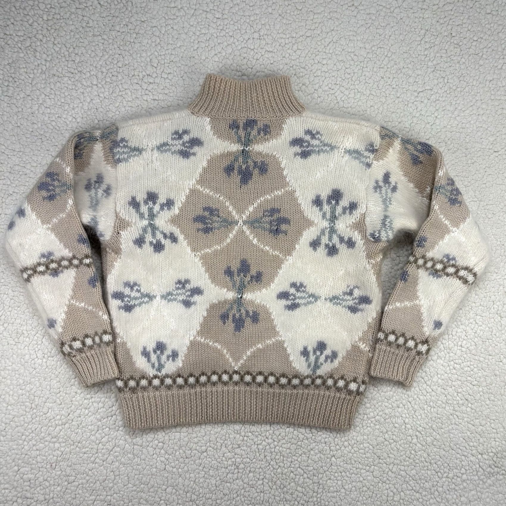 Vintage VINTAGE Lauren Hansen Sweater Small Petite Wool Angora Rabbit Blend Turtleneck Size S / US 4 / IT 40 - 4 Thumbnail