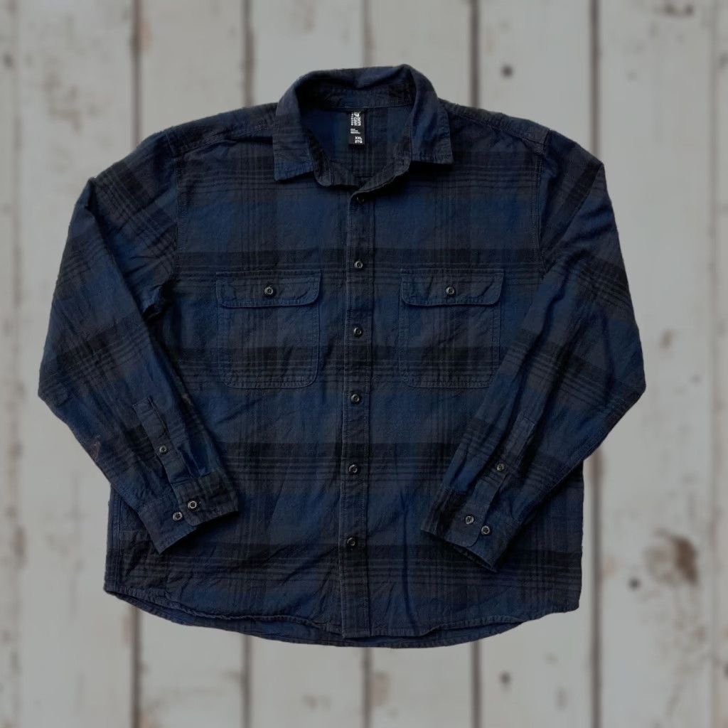 Mountain Hardwear Mountain Hardwear Flannel Shirt Mens 2XL Blue Plaid Button Front Cotton Top Size US XXL / EU 58 / 5 - 1 Thumbnail