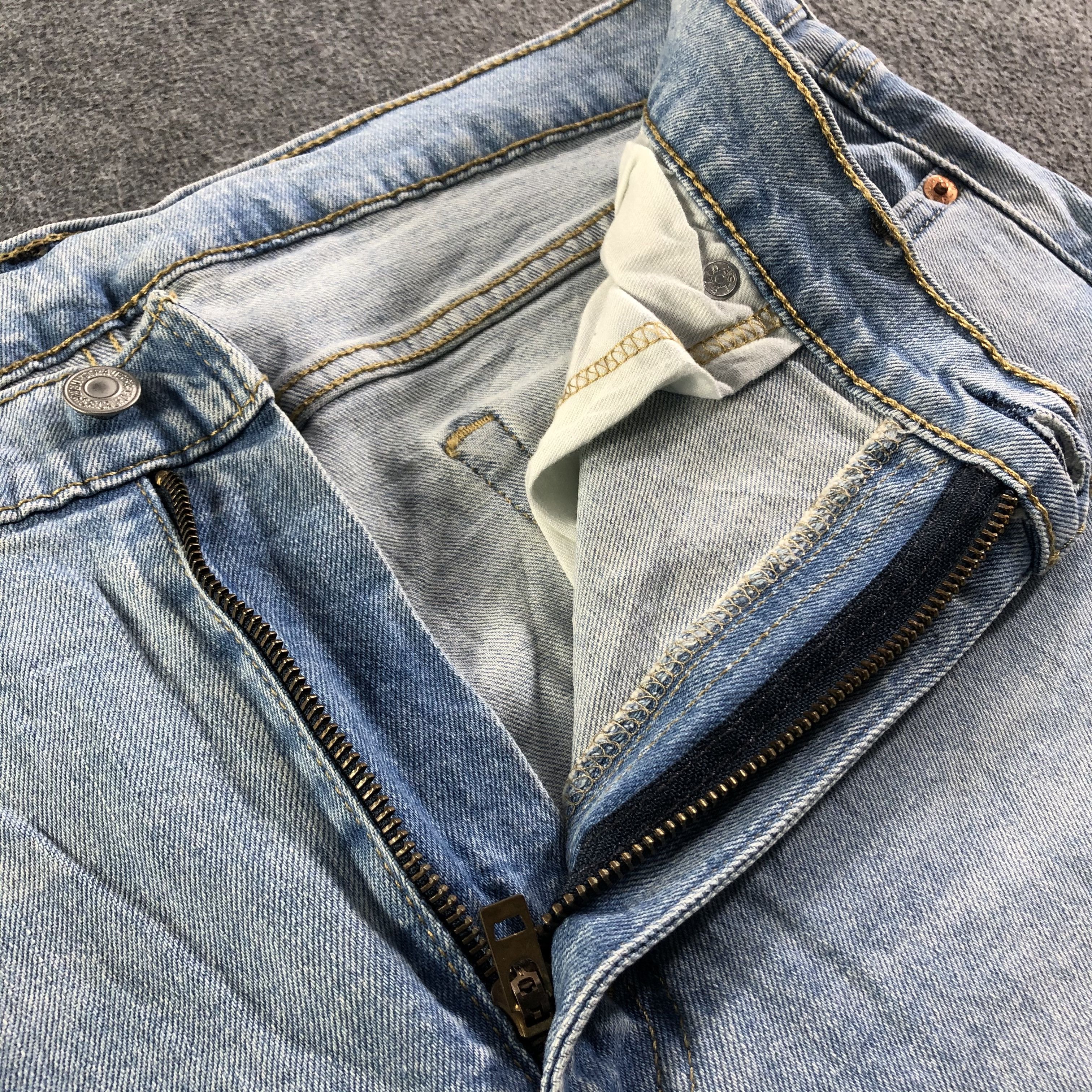 Levi's Vintage Light Wash Levis 510 Jeans-J3433 Size US 38 / EU 54 - 9 Thumbnail