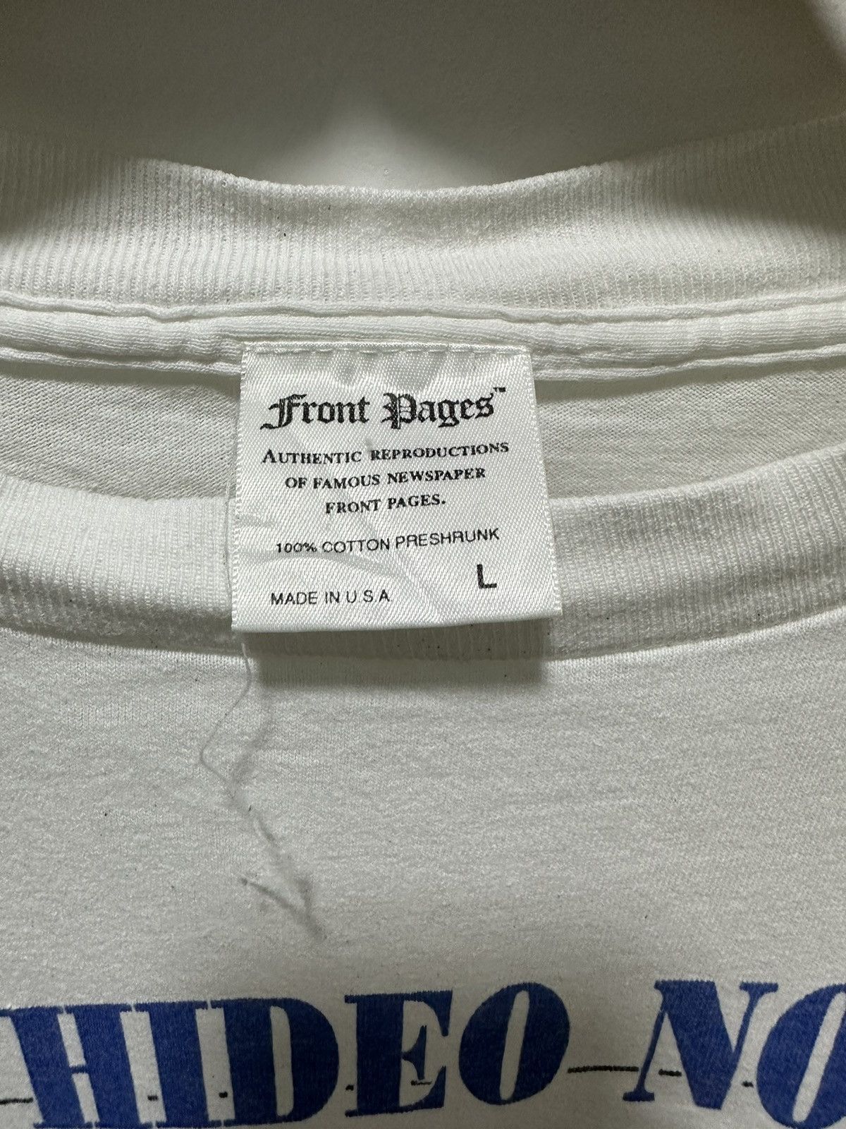MLB × Vintage Vintage 90’s LA Dodgers Front Pages Shirt Hot Hideo Nomo Size US L / EU 52-54 / 3 - 5 Thumbnail