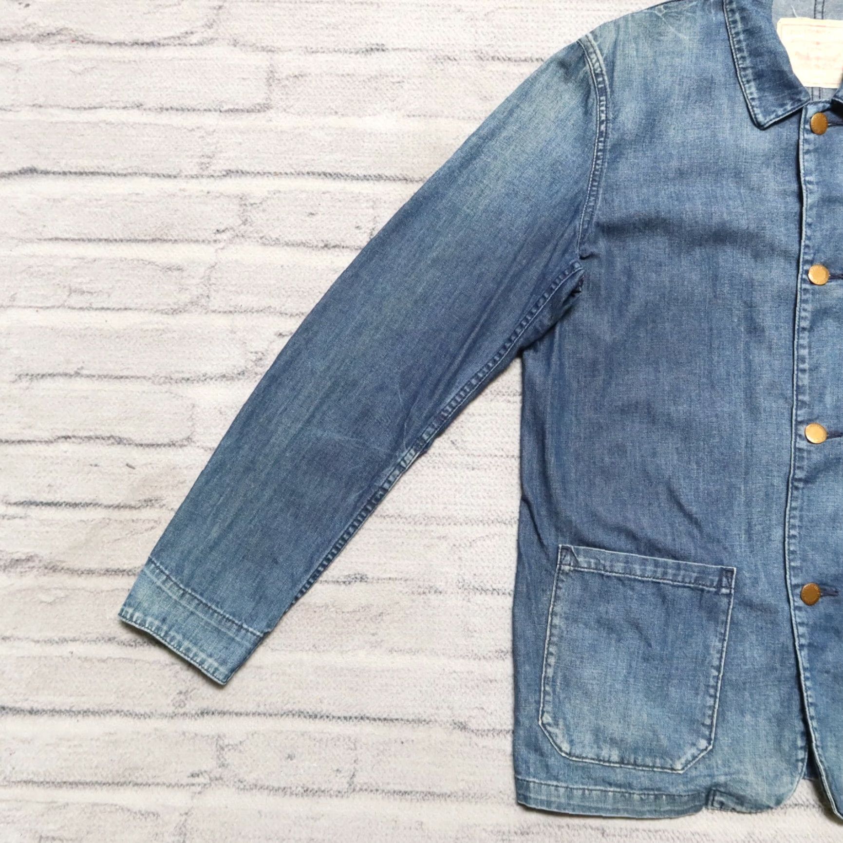 Levi's VINTAGE Sample Levis Distressed Denim Chore Coat Jacket Size M Medium Wash Premium Size US M / EU 48-50 / 2 - 4 Thumbnail