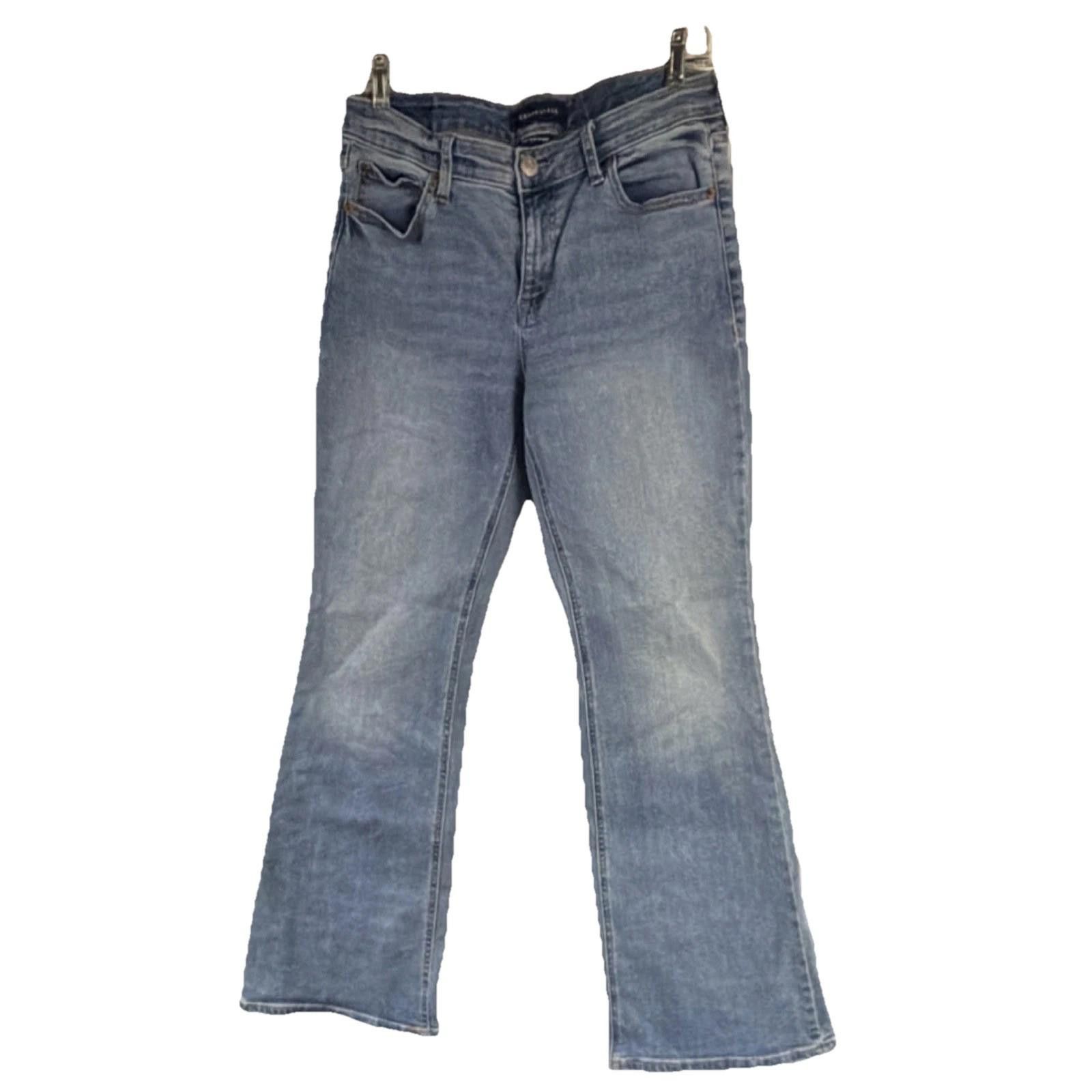 Aeropostale Aéropostale Mid Rise Flare Light Denim Jeans Stretch size 8 Size 30" / US 8 / IT 44 - 1 Thumbnail