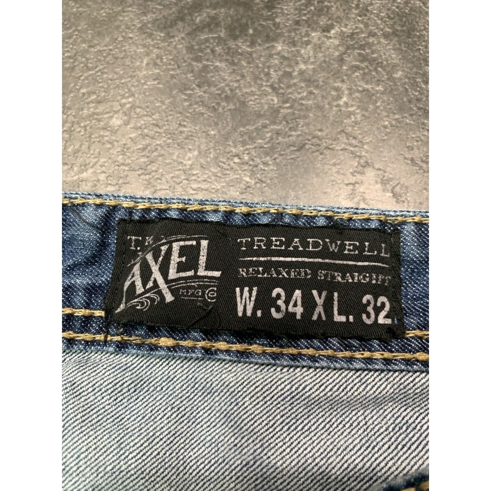 Denime Axel Jeans Mens 34x30 Slim Straight Denim Blue Regular Size US 34 / EU 50 - 5 Thumbnail