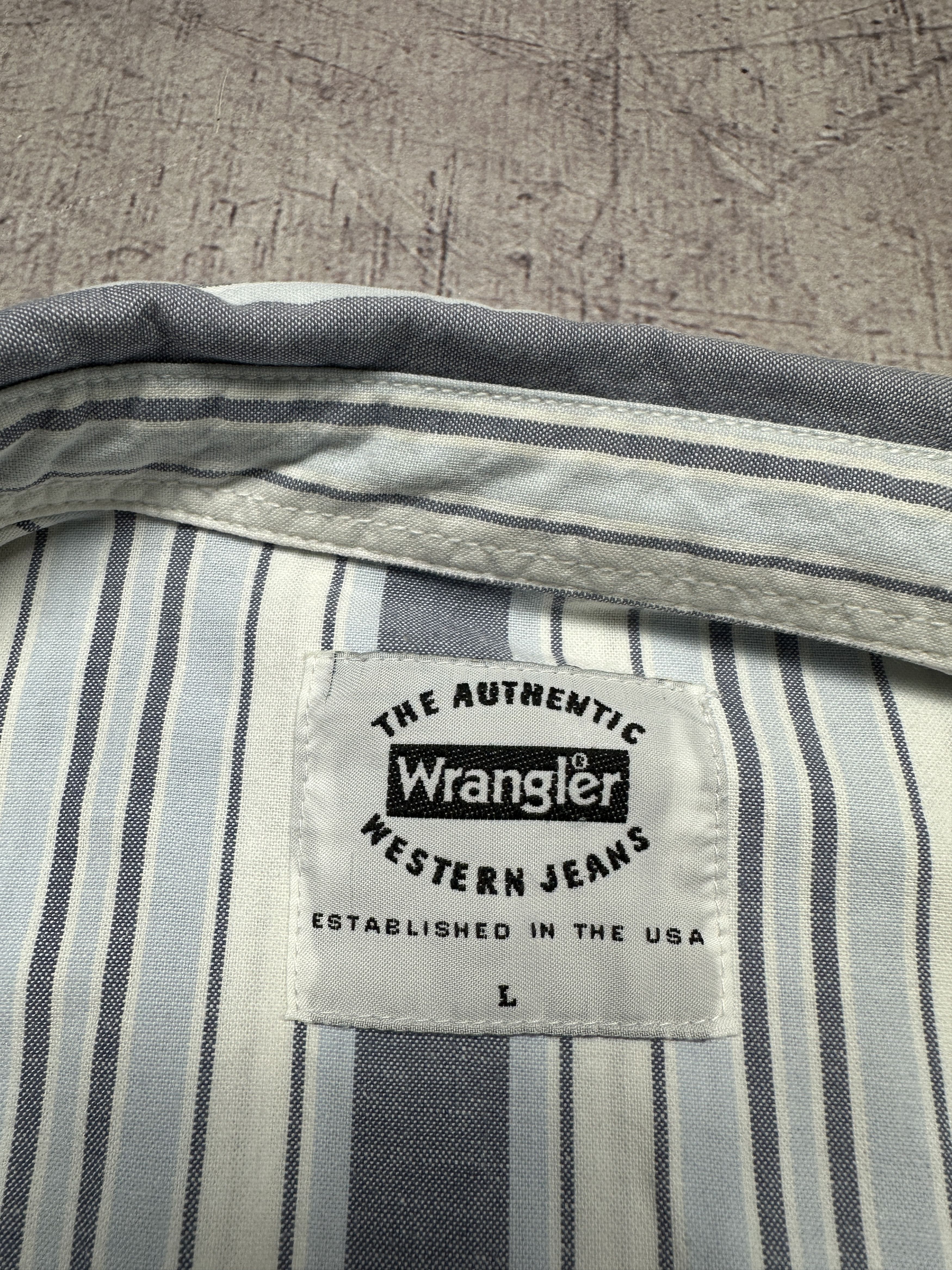 Wrangler Wrangler Vintage Mens Heavy Cotton Striped Shirt Size US L / EU 52-54 / 3 - 4 Thumbnail
