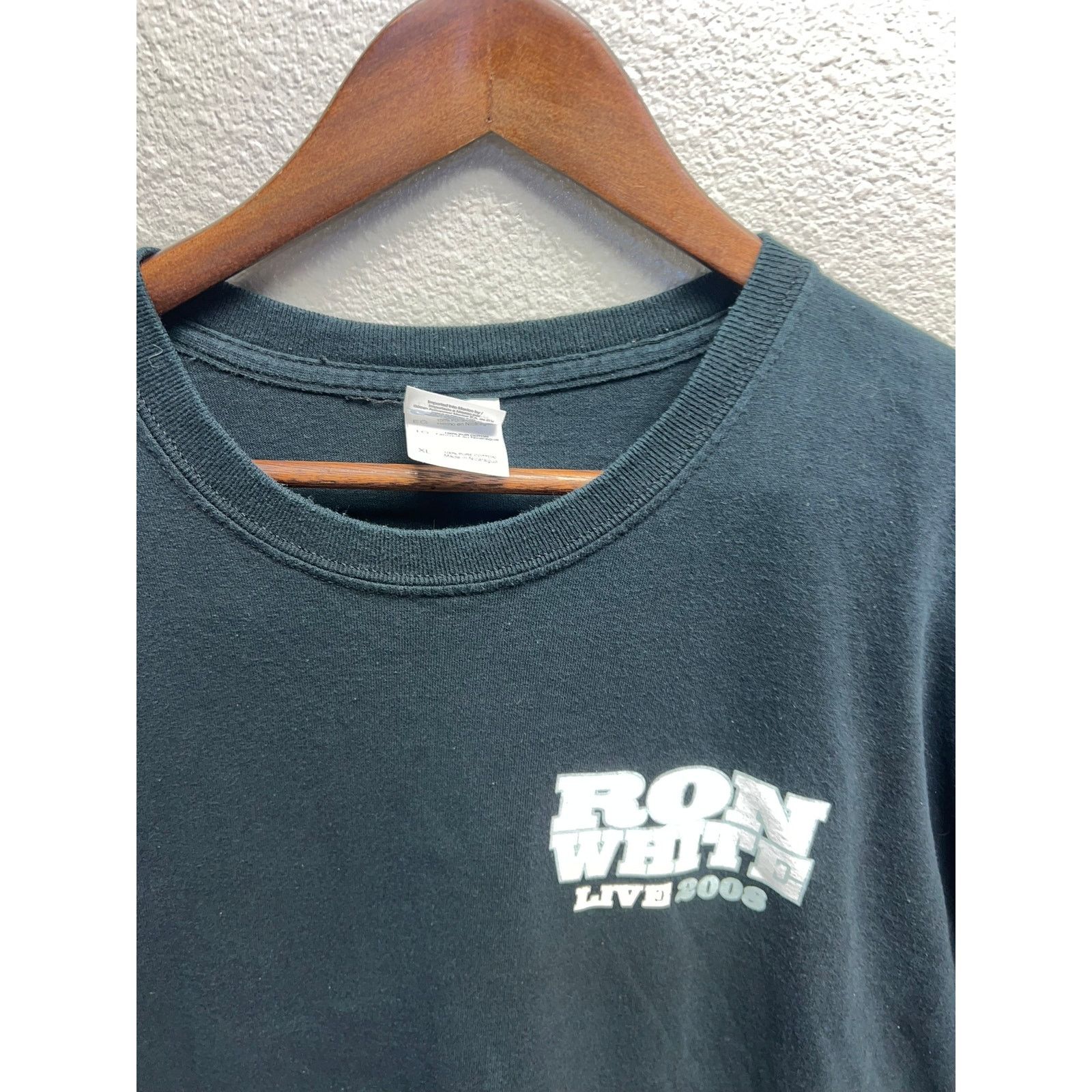 Gildan Ron White Shirt Comedy Comedian Tour Graphic Black Tee XL Size US XL / EU 56 / 4 - 3 Thumbnail