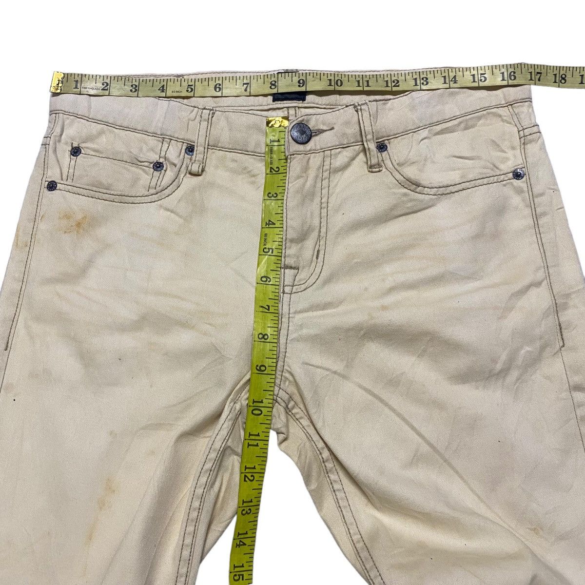 JACKROSE Jackrose Rusty Denim Low Flare Jeans Size US 33 - 17 Thumbnail