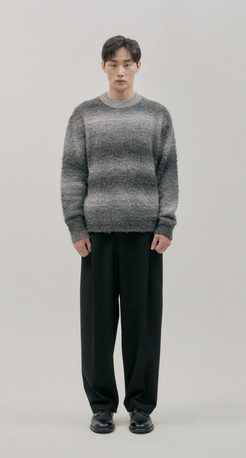 Other Gradient Black/Grey Ombre Sweater Size US M / EU 48-50 / 2 - 1 Thumbnail