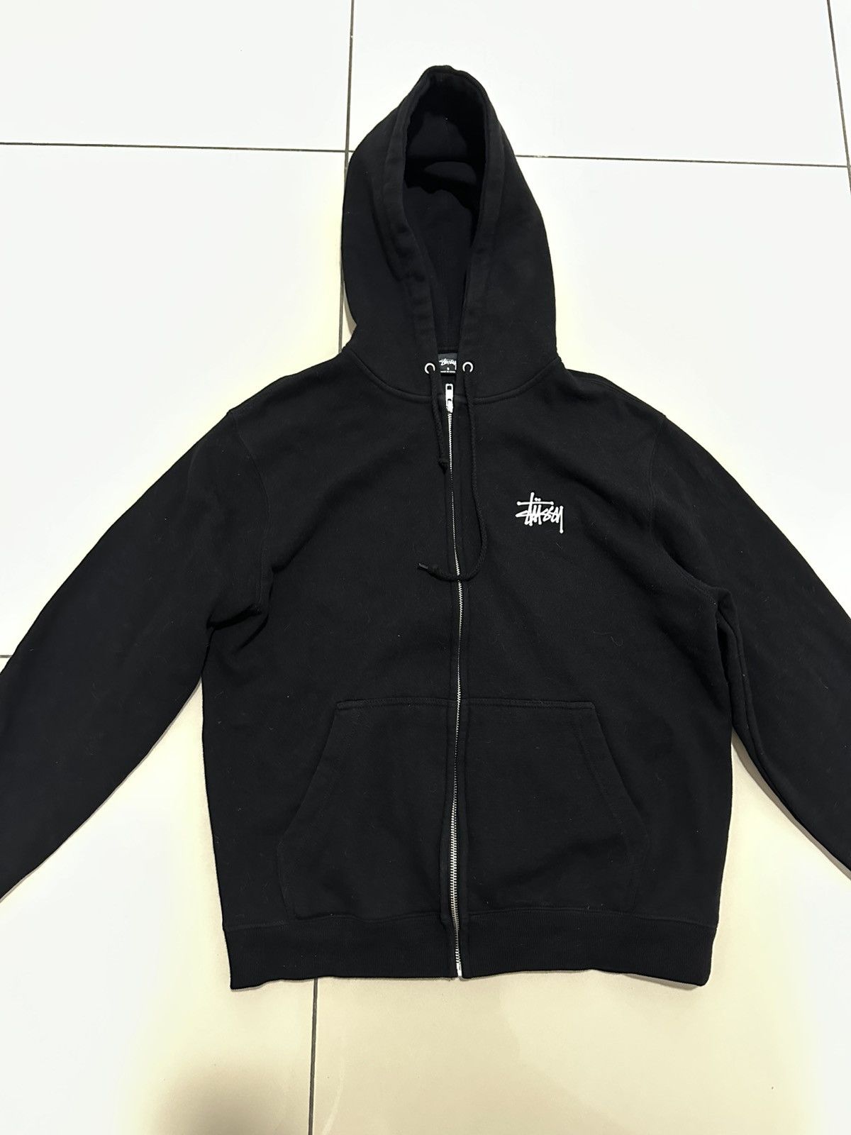 Stussy Stussy Zipper Hoodie Big Logo Design Size US S / EU 44-46 / 1 - 3 Thumbnail