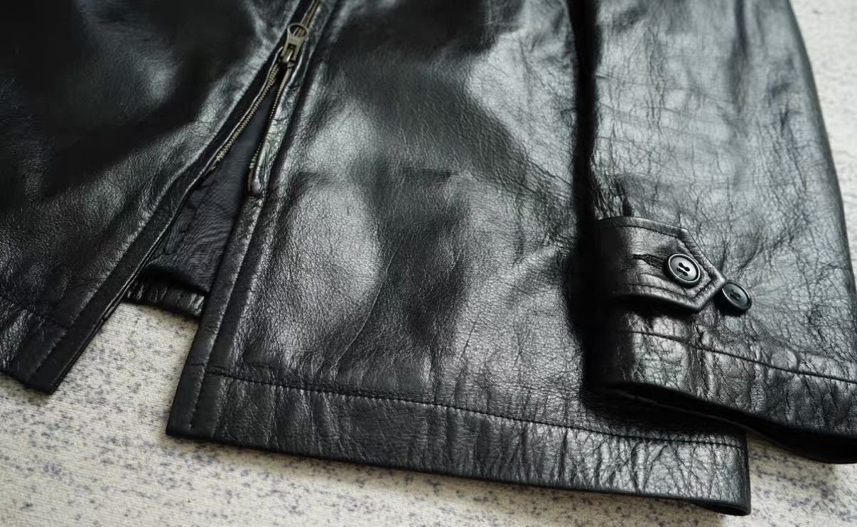 Yohji Yamamoto Yohji Yamamoto Double Zip Cowhide Mid-Length Jacket Size US M / EU 48-50 / 2 - 5 Thumbnail