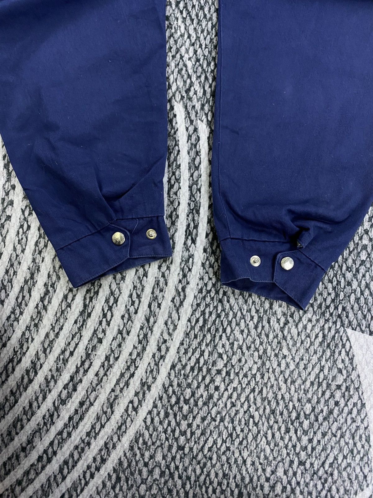 Longchamp Vintage Longchamp Navy Blue Zipper Bombers Jacket Size US XL / EU 56 / 4 - 8 Thumbnail