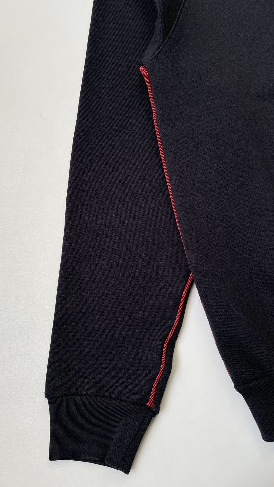 Dries Van Noten ‘Contrast Side Seams’ Black Sweatshirt Size US L / EU 52-54 / 3 - 11 Thumbnail