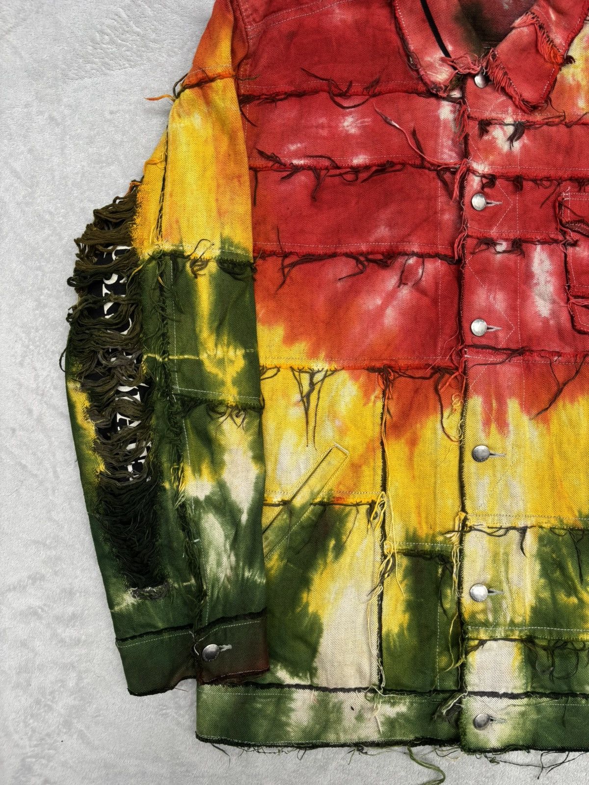 NEXUSVII Rare NexusVII x Psychopath Deconstructed Denim Jacket Size US XL / EU 56 / 4 - 6 Thumbnail