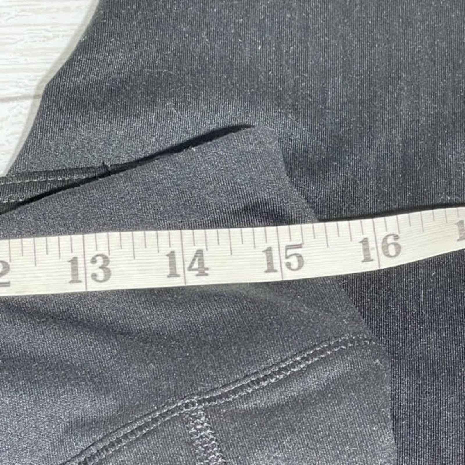 Other Just My Size Black White Mesh Panel Cropped Leggings Size 1X Size 31" - 7 Thumbnail