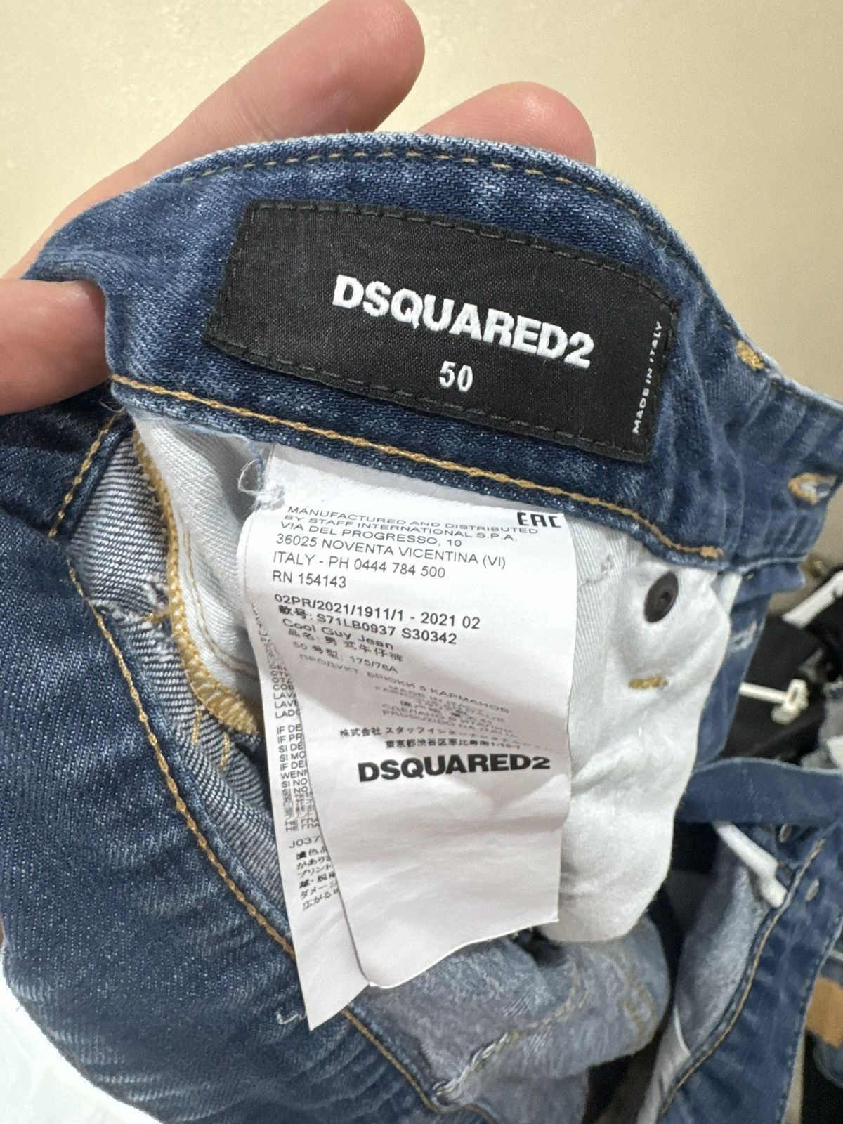 Dsquared2 Vintage Dsquared2 Denim Pants Jeans Y2K Size US 34 / EU 50 - 5 Thumbnail