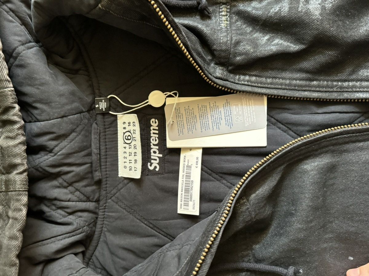 Maison Margiela × Supreme Supreme x Margiela Black leather Hooded jacket Size US S / EU 44-46 / 1 - 6 Thumbnail