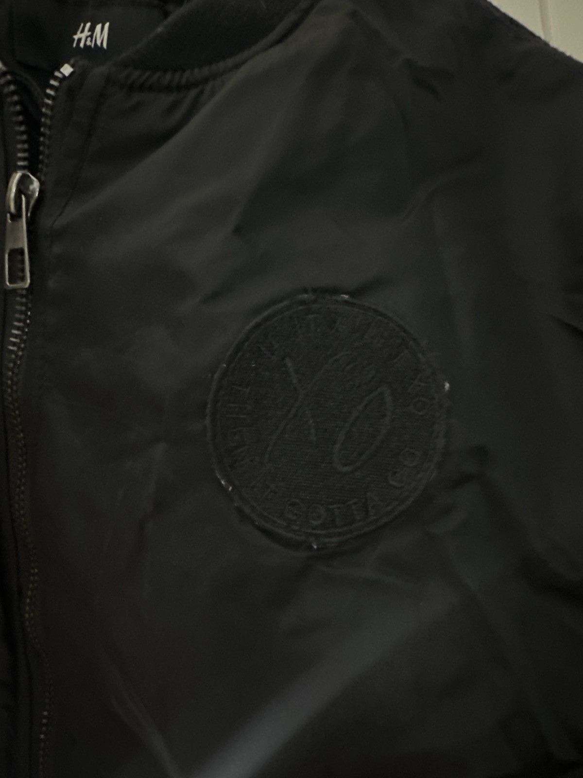 H&M × The Weeknd H&M x The Weeknd Black Patch Bomber Jacket Size L Size US L / EU 52-54 / 3 - 7 Thumbnail
