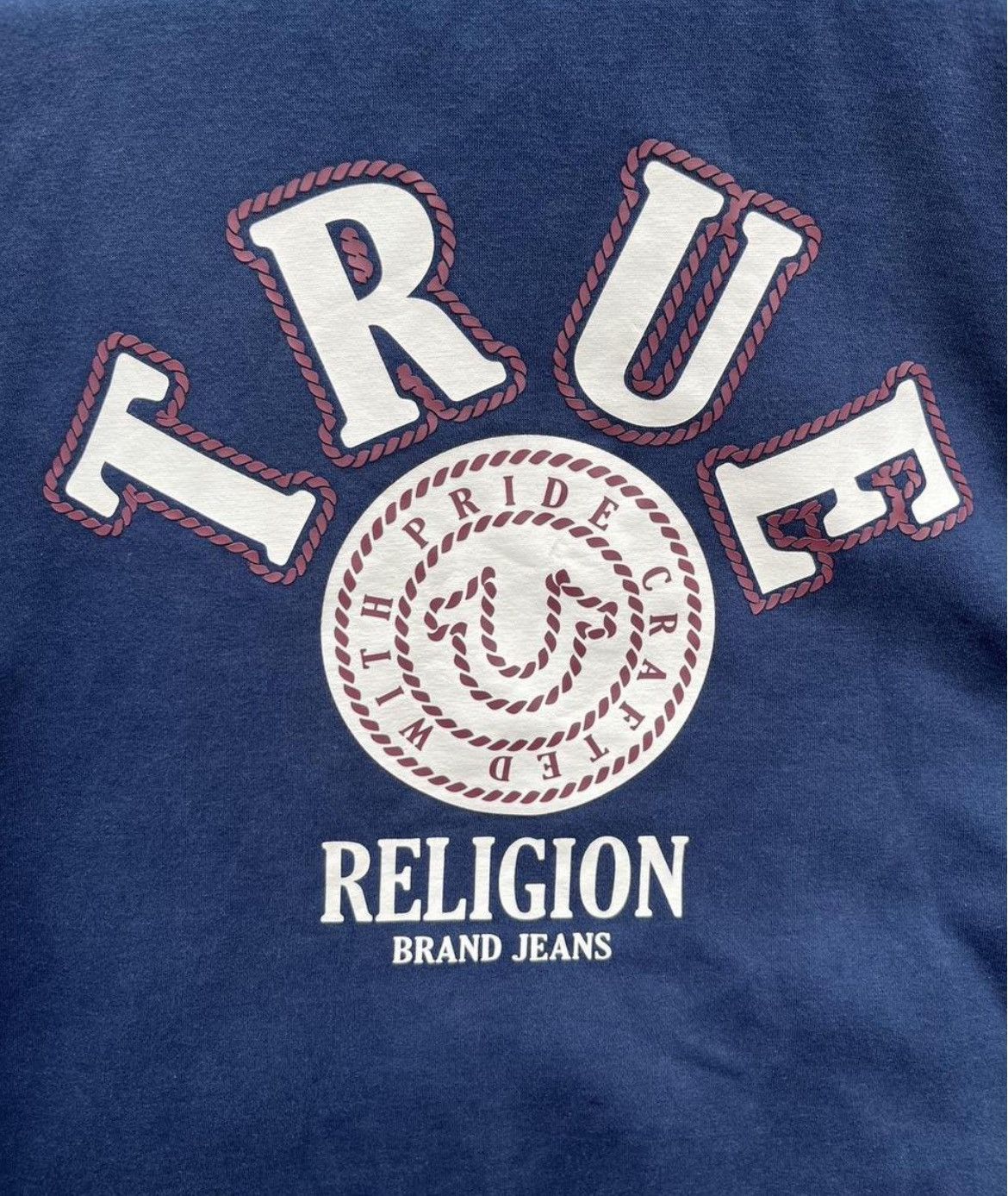 True Religion Navy Blue Y2K True Religion Zip Up Hoodie Size US M / EU 48-50 / 2 - 2 Thumbnail